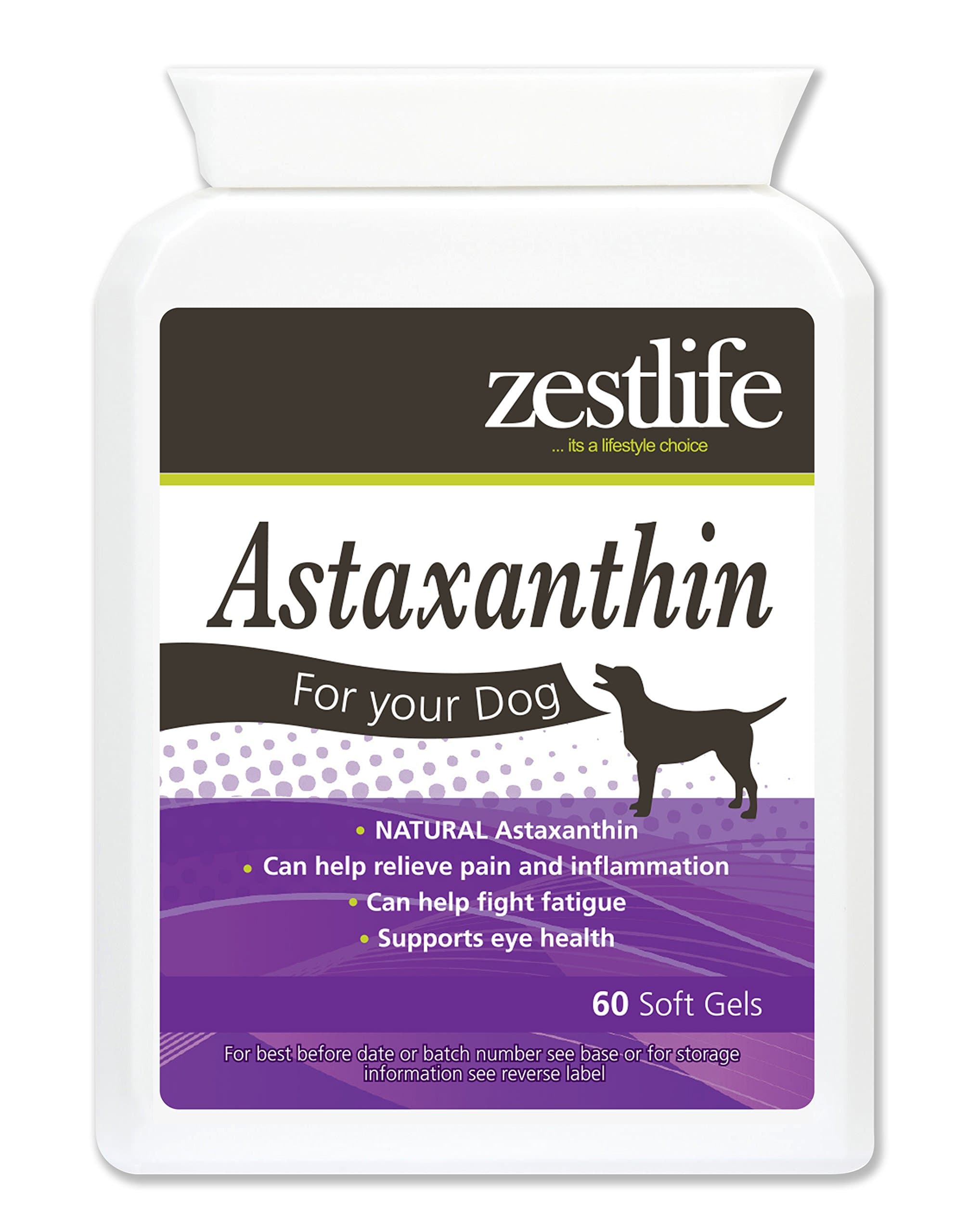 Astaxanthin for dogs 60 soft gels Support the immune system of your animals, joints, muscles and eyes.