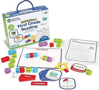 Learning Resources Skill Builders! 1st Grade Reading, Homeschool, Curriculum First Grade, Learning Games, First Grade, Learning Materials, 88 Pieces, Age 6+