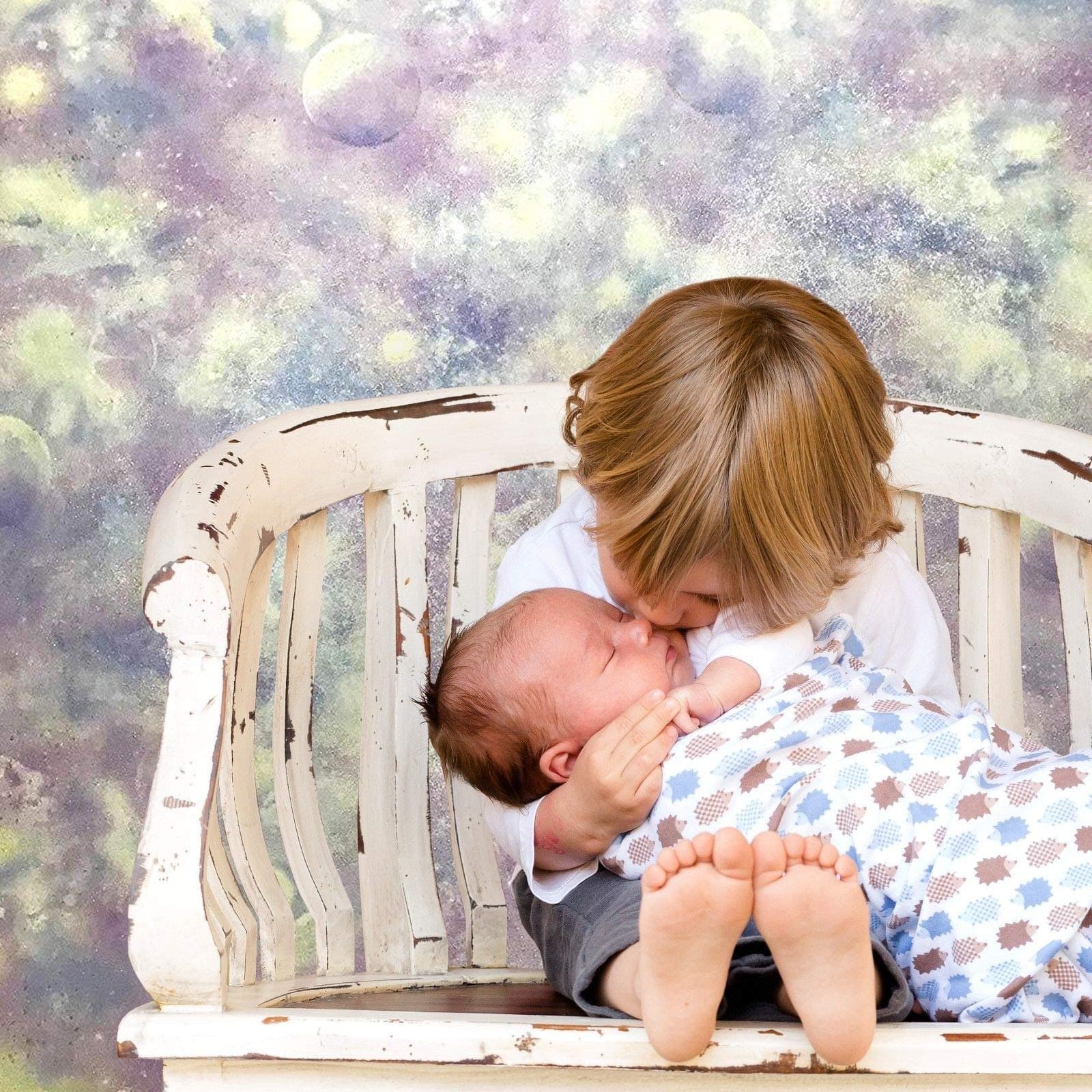 113 sq.ft rolls Modern ceiling blue white lilac gold metallic glitters sky space stars planets pattern Decor Slavyanski wallcoverings washable Vinyl Non-Woven Wallpaper textured 3D paste the wall only