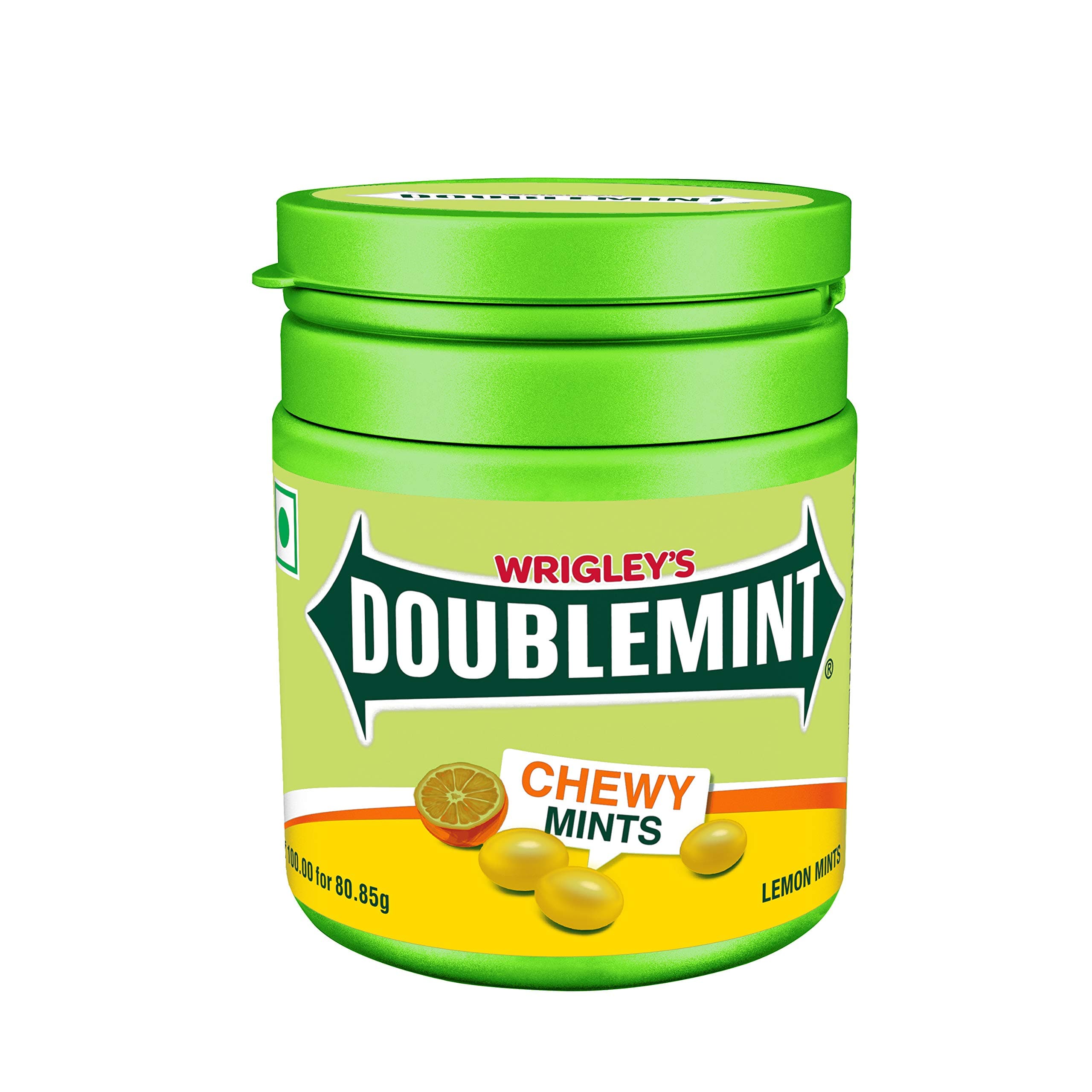 Wrigley's Chewy Mints Lemon Mint Pot, 80.85 g