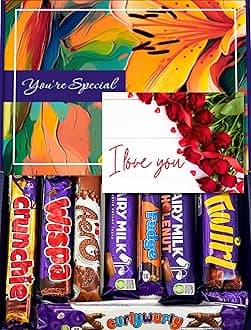 – Chocolate Gift Box - Letterbox Hamper - For Kids - Him and Her (Love)