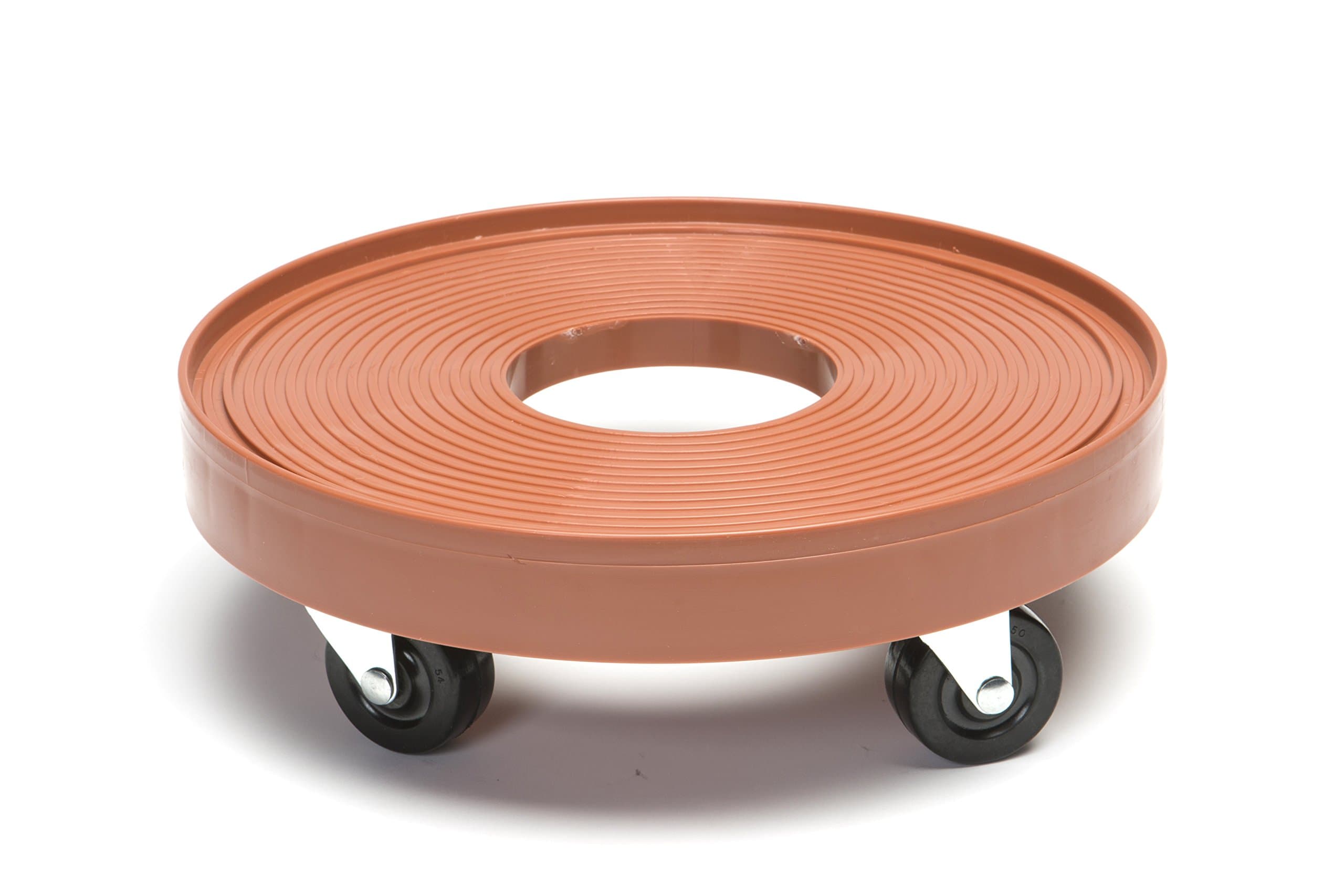 Devault Enterprises DEV3015TC Plant Dolly with Hole Terra Cotta, 12 Inch