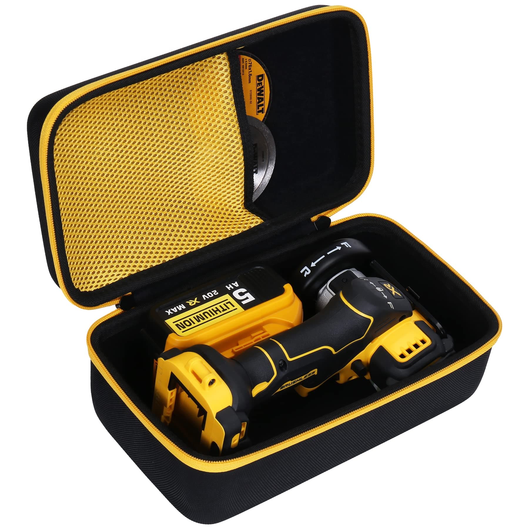 Hard Carrying Case Replacement for DEWALT 20V MAX 3 in 1 Brushless Cut Off Tool (DCS438B), Case Only