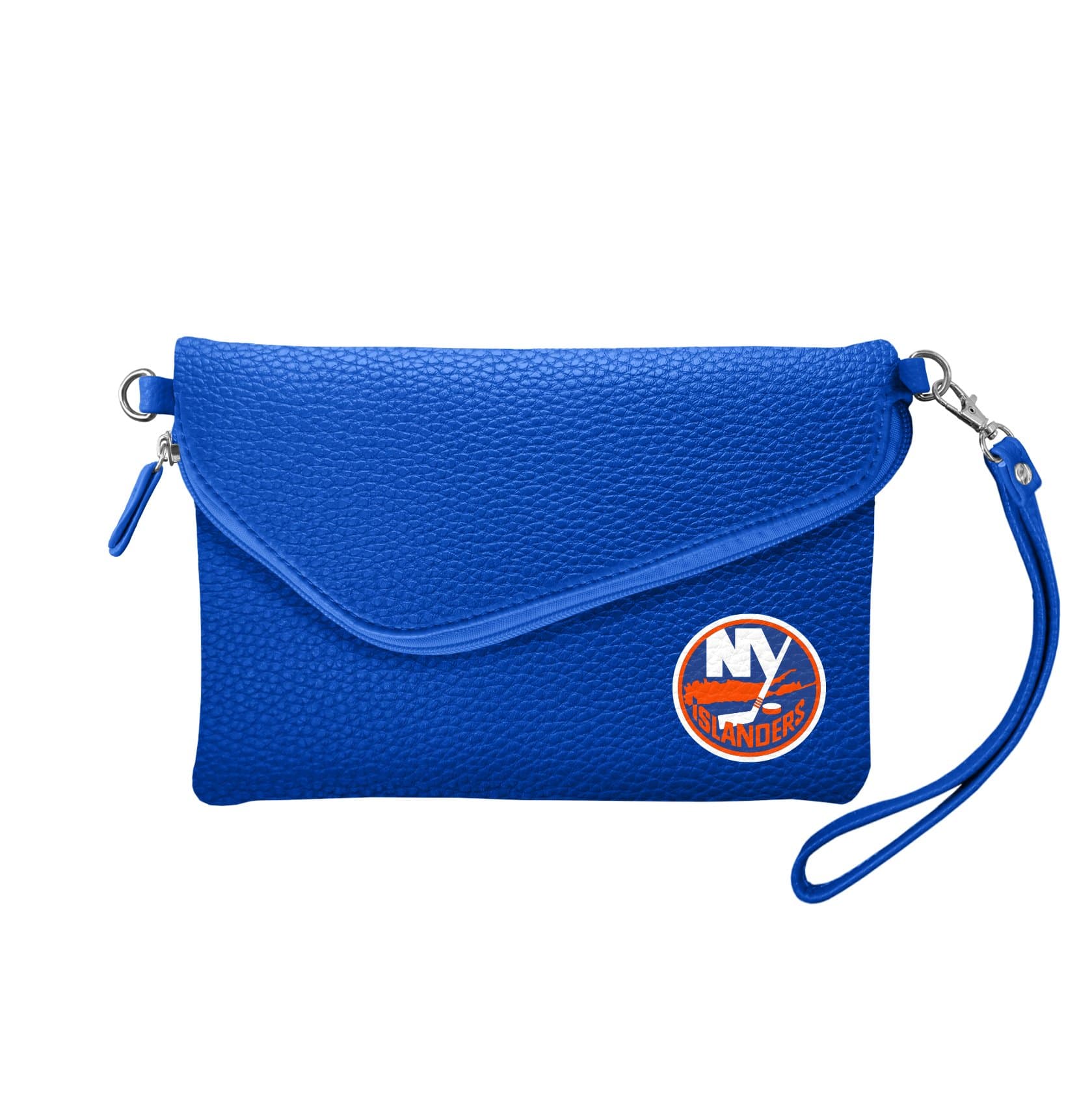 Littlearth NHL Soft Pebble Fold Over Purse - Large Wristlet - includes Shoulder Strap
