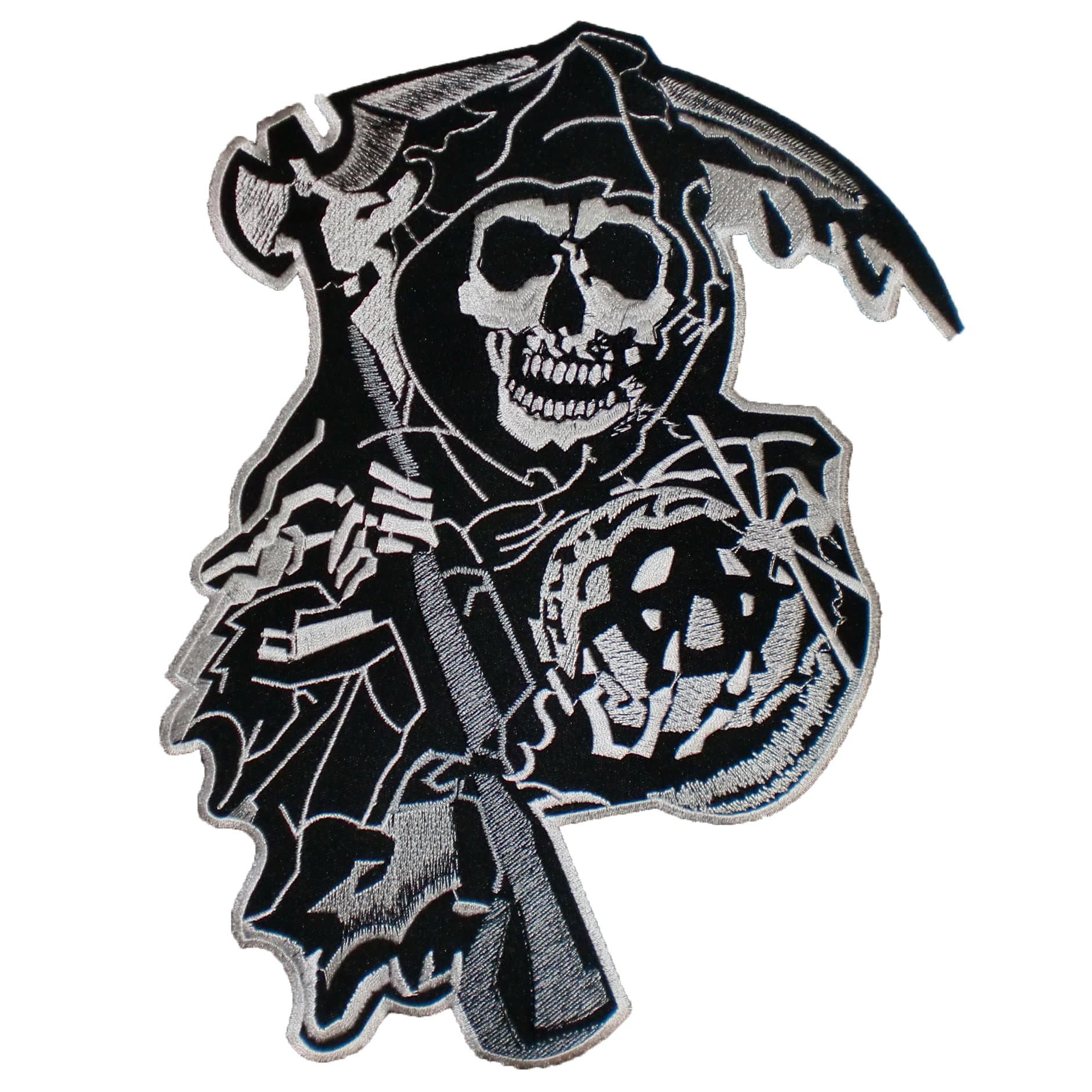 9x12" SOA Biker Iron on Vest Back Patch