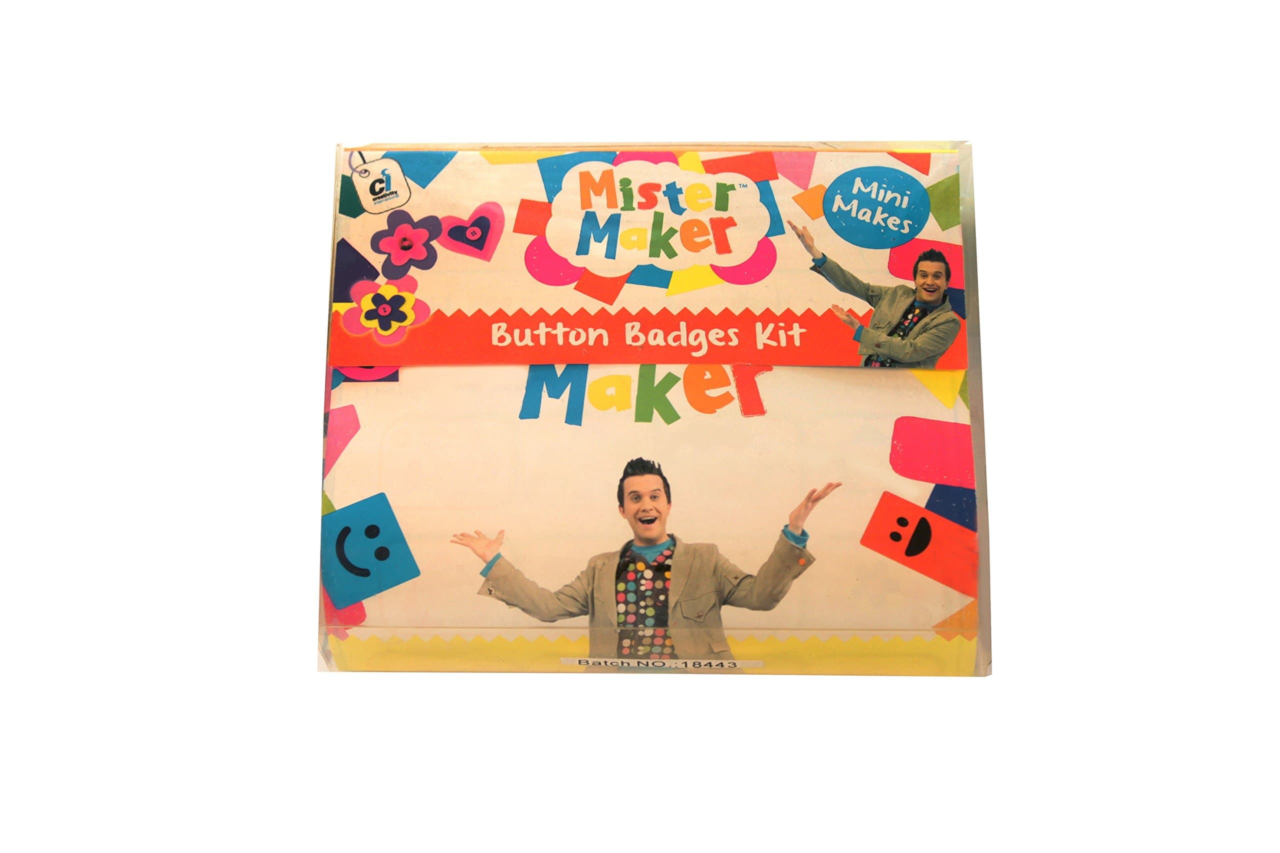 Daler Rowney Mister Maker Button Badges Craft Kit (Multi-Colour)