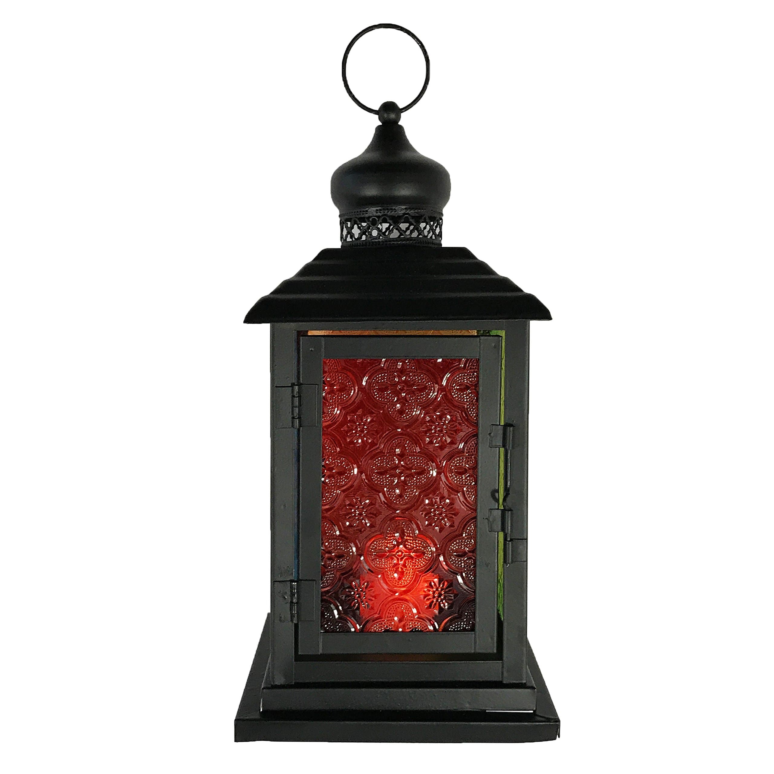 allgala Glass Moroccan Candle Lantern