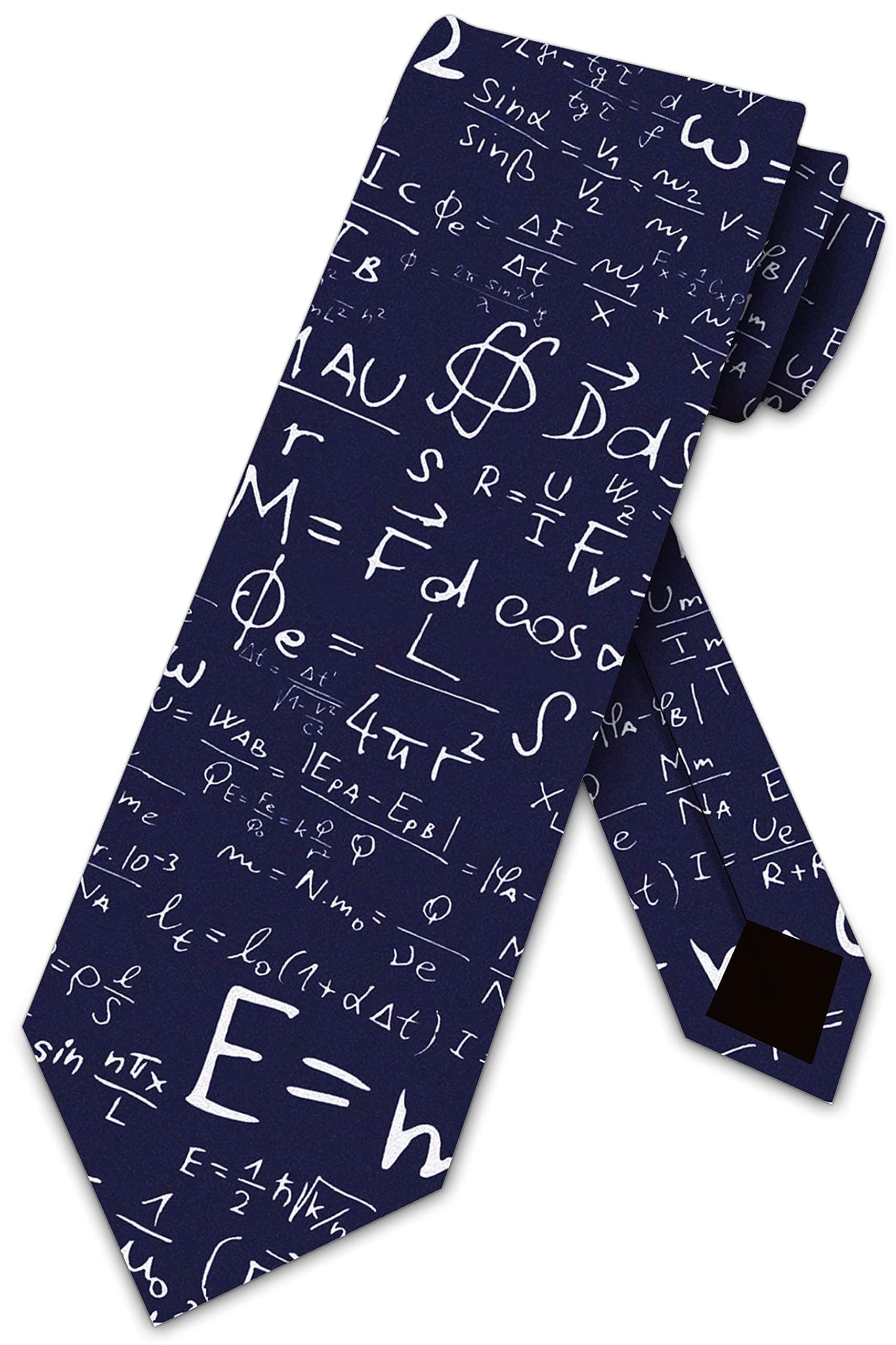 Science Tie Mens E=mc2 Physics Neckties Navy