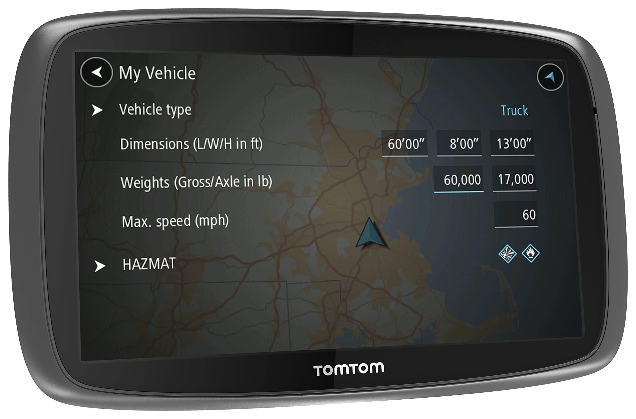 TomTom Trucker 600 GPS Device - GPS Navigation for Trucks