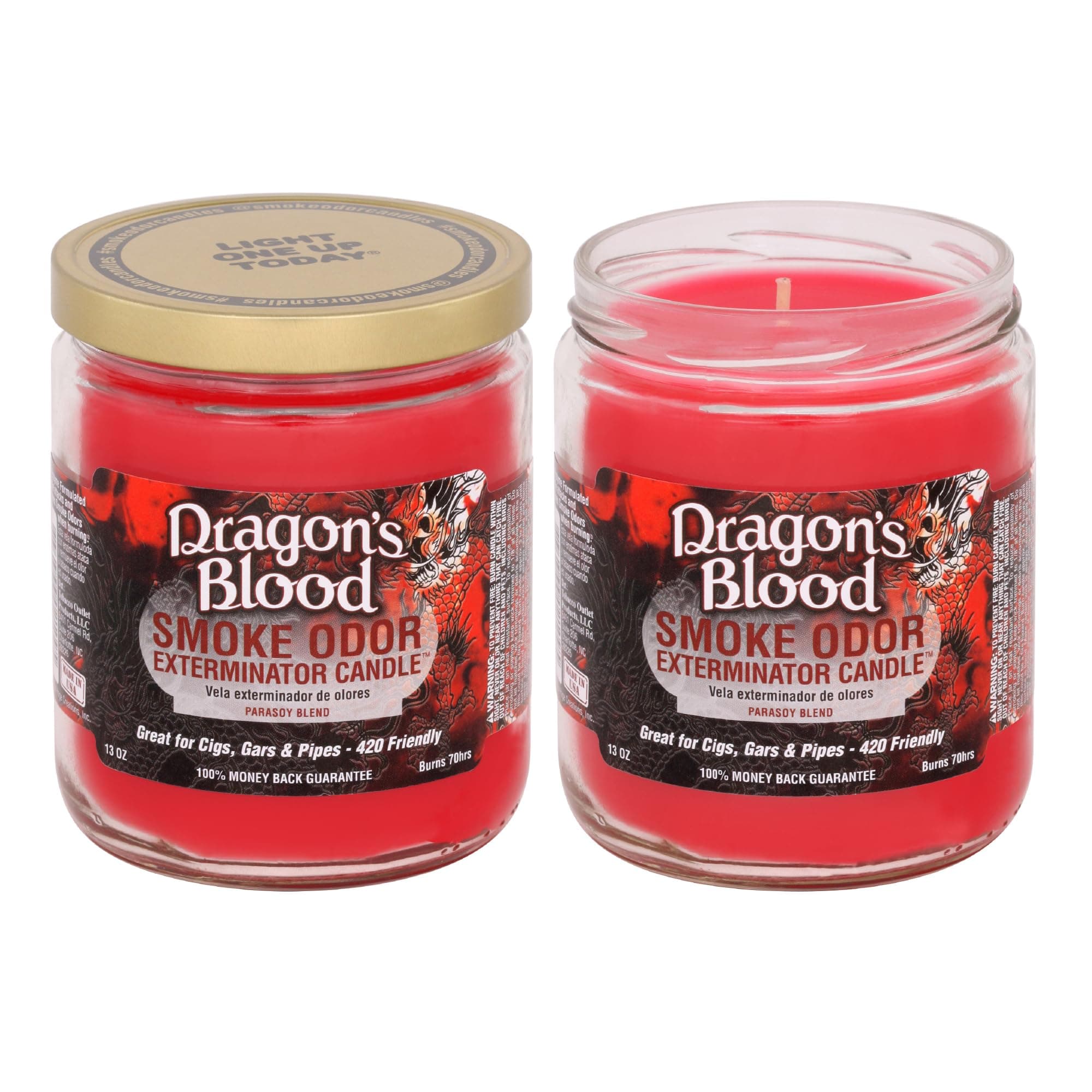 13 oz Jar Candles Dragon's Blood, (2)