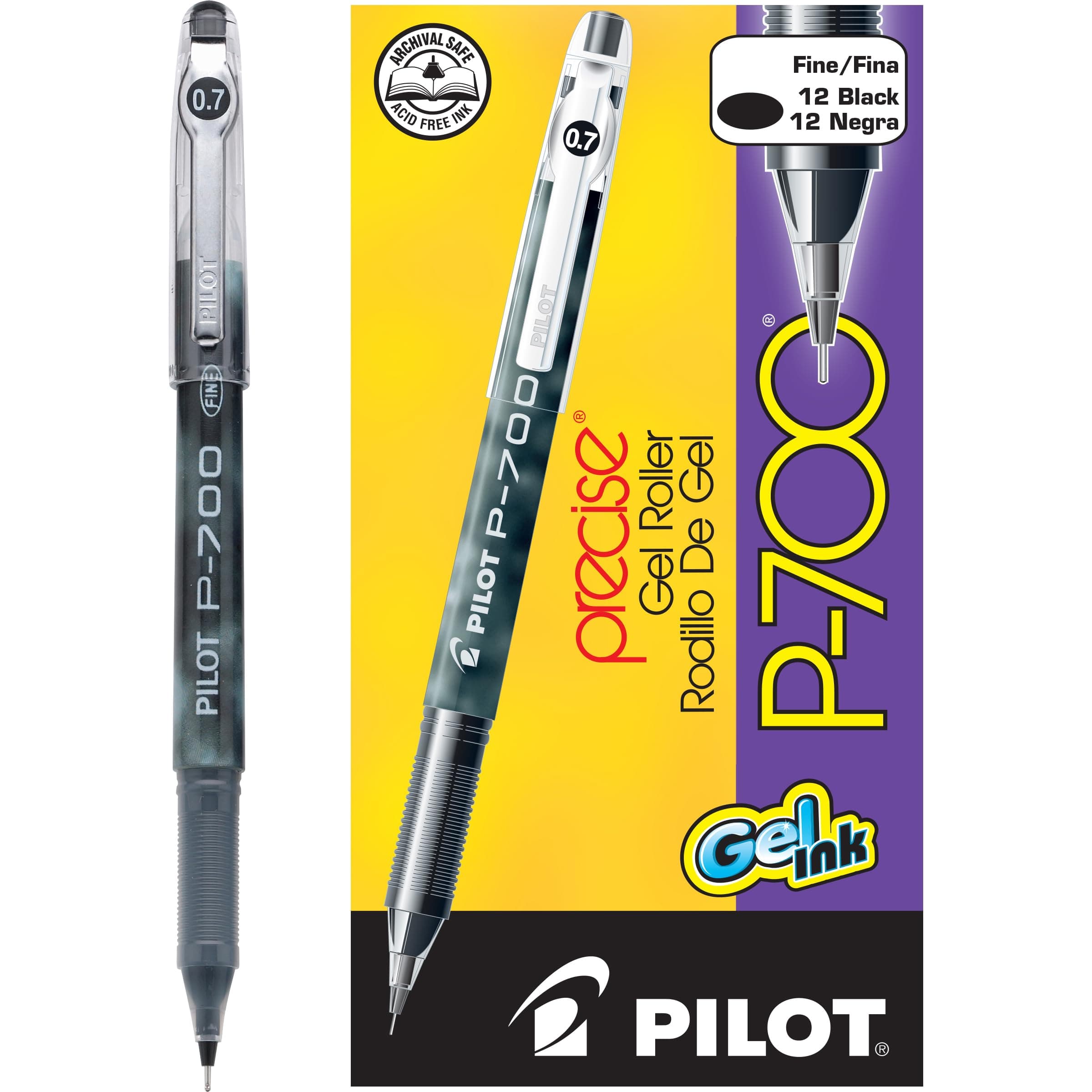 PIL38610 - Pilot P-700 Precise Gel Ink Roller Ball Stick Pen