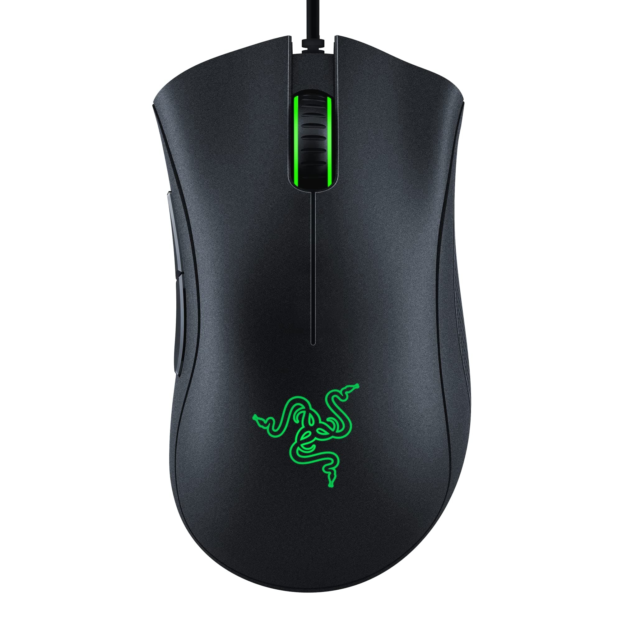 Razer DeathAdder Essential Gaming Mouse: 6400 DPI Optical Sensor, 5 Programmable Buttons, Mechanical Switches, Rubber Side Grips