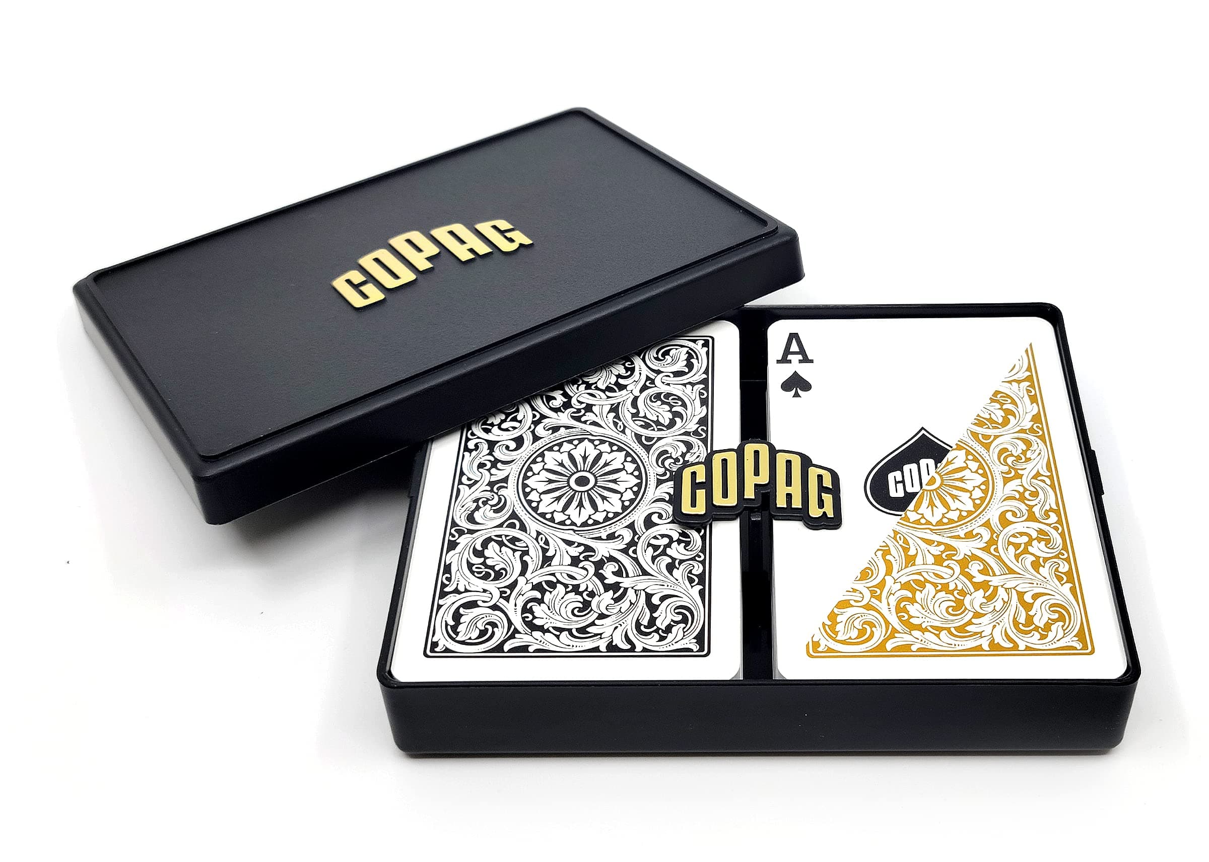 Copag Bridge Size Regular Index 1546 Playing Cards (Black Go