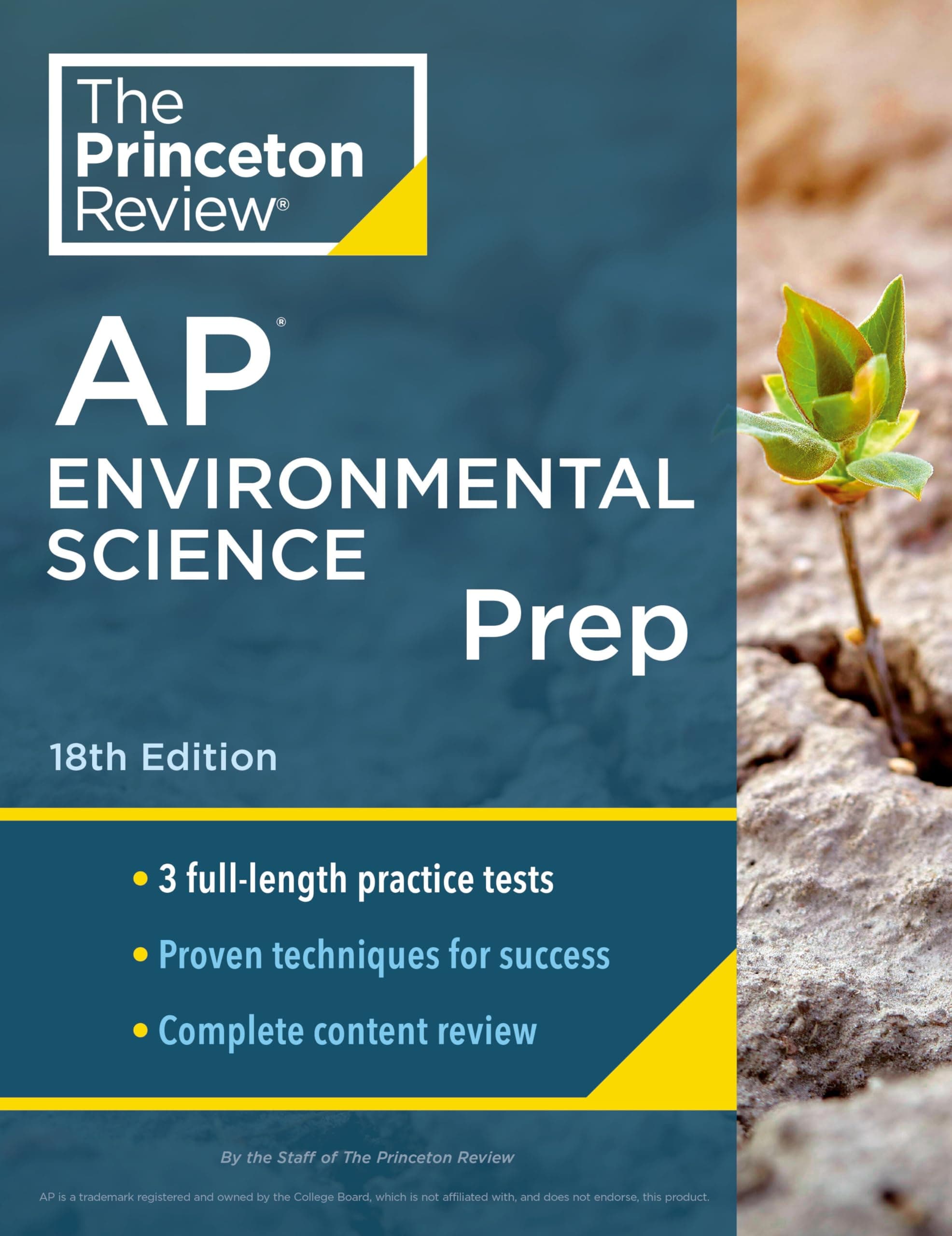 Princeton Review AP Environmental Science Prep, 2024: 3 Practice Tests + Complete Content Review + Strategies & Techniques