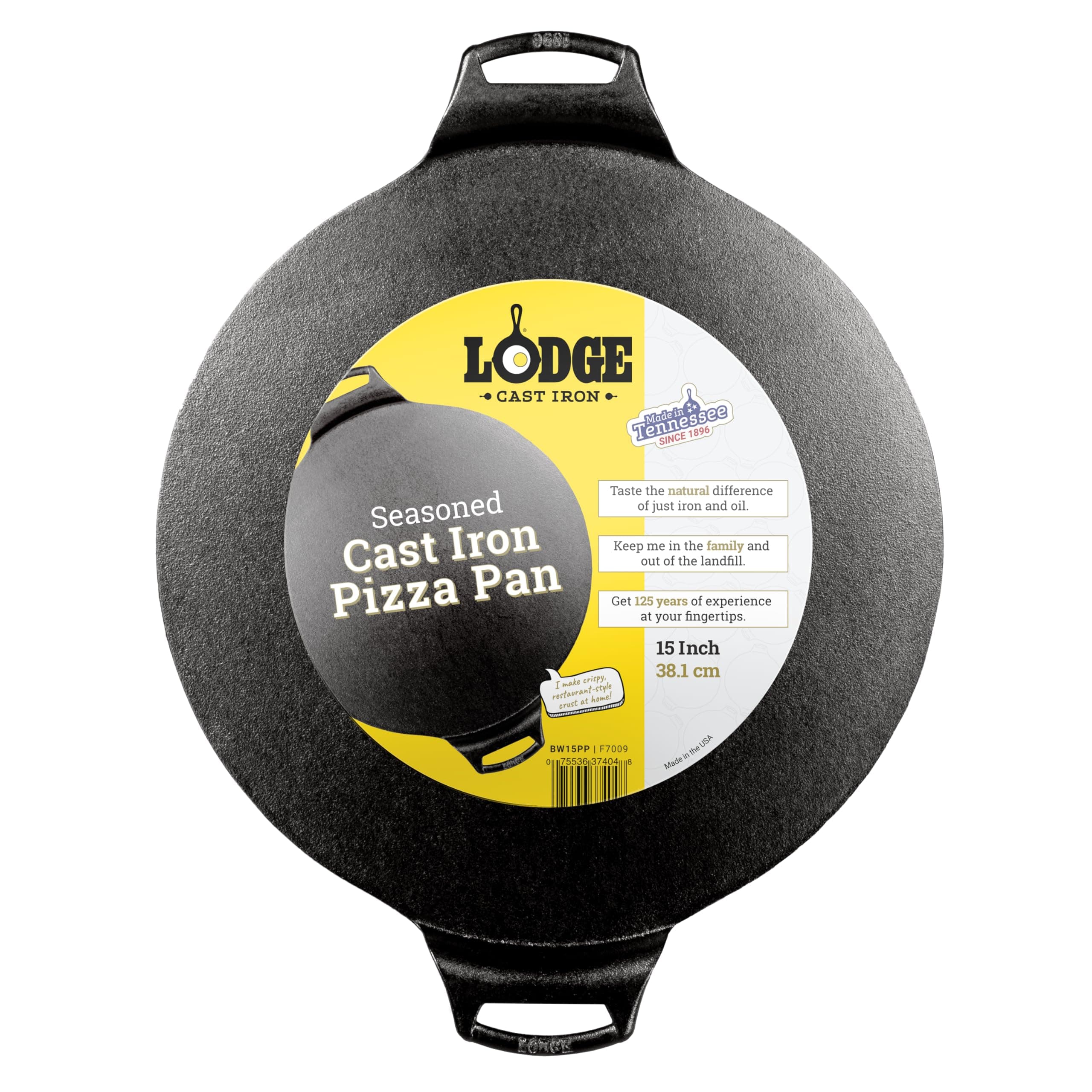 Cast Iron Pizza Pan, 15 inch