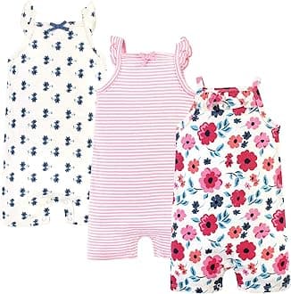 Touched by Nature baby-boys Organic Cotton Rompers