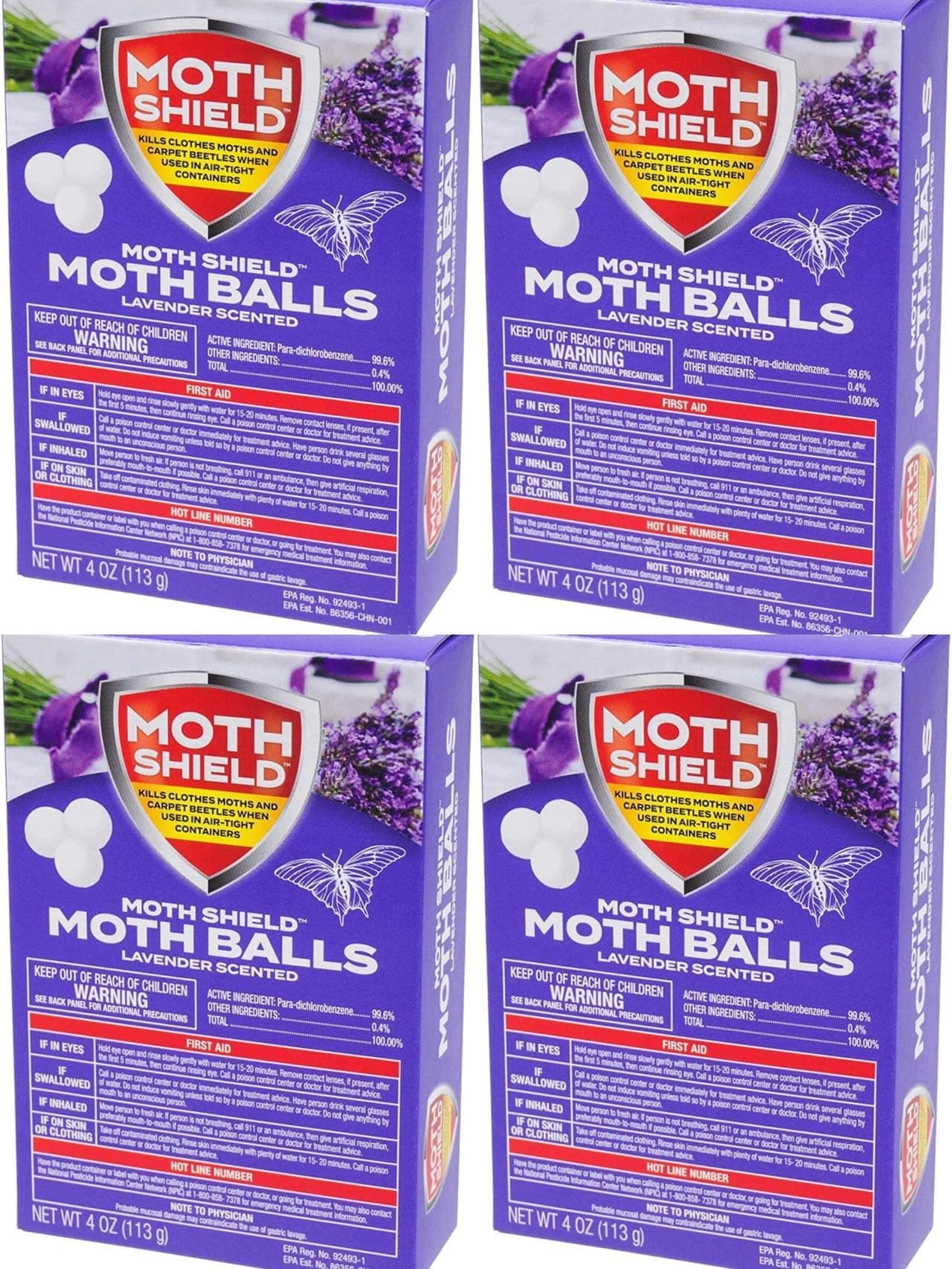 balls 4Oz Pack (Lavender Scent, 4)