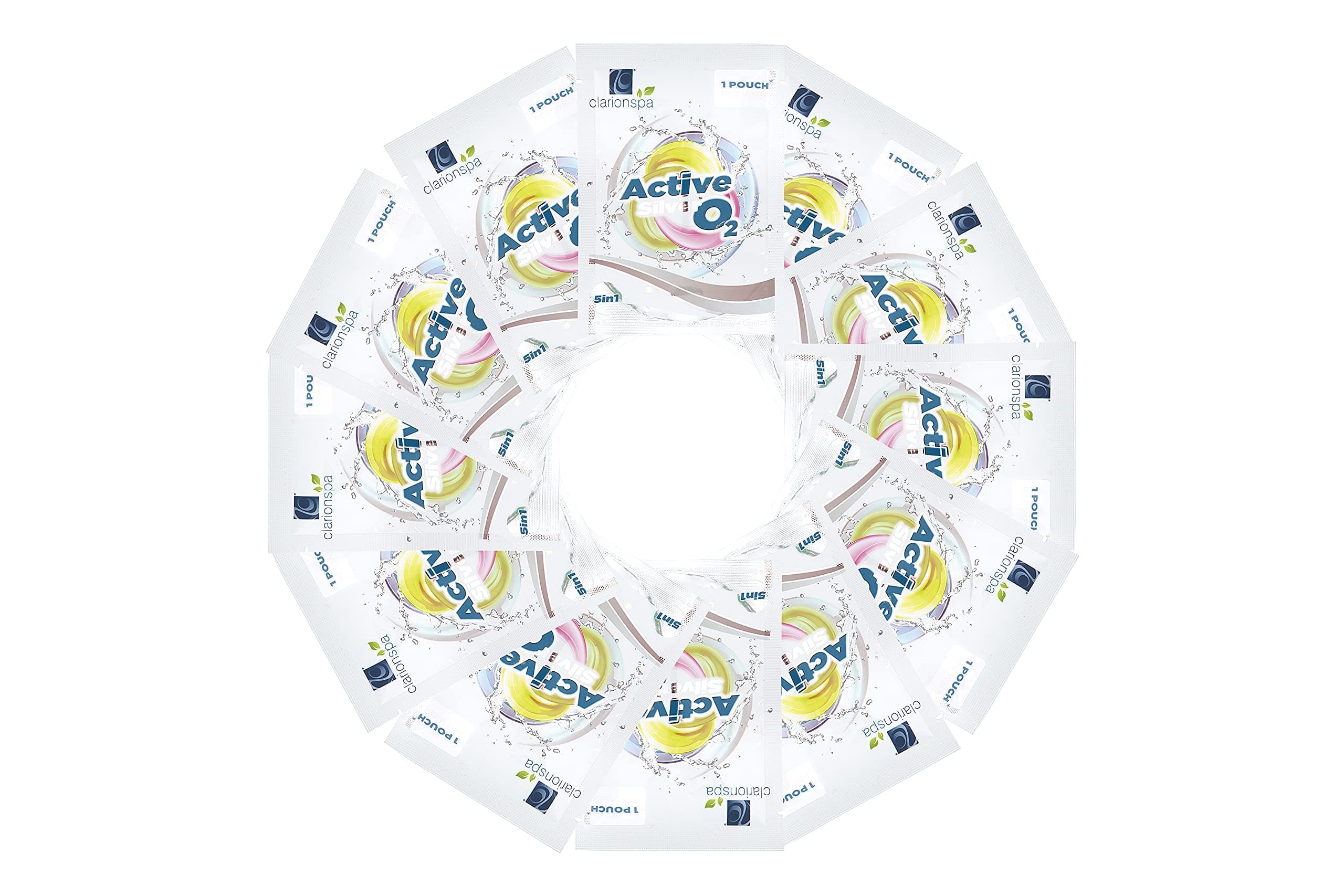 ACTIVE SILVER OXYGEN SEASON KIT weekly 5-in-1 CHLORINE & BROMINE FREE WATER CARE hot tub chemicals/hot tub cleaners (‘step 1’ of our eco-friendly ‘3 step’ range)