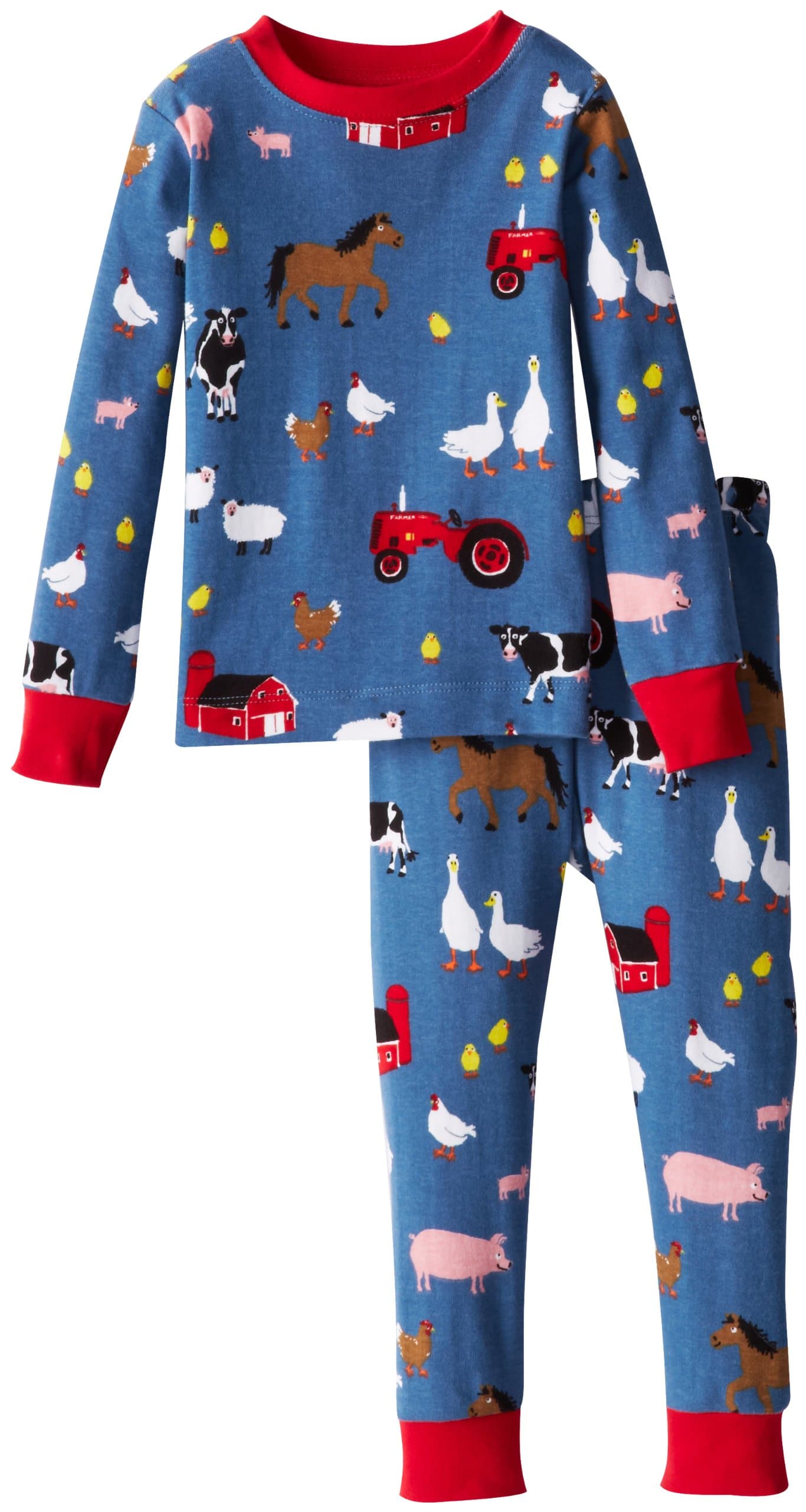 Hatley Little Boys' Pajama Set - Farmer Jack