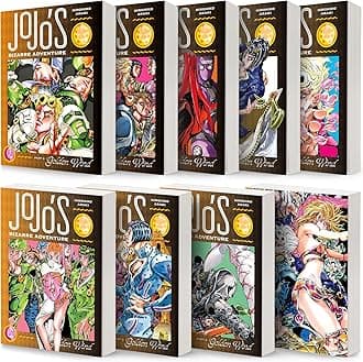 JoJo's Bizarre Adventure Part 5: Golden Wind Volume 1-9 Books Collection Set