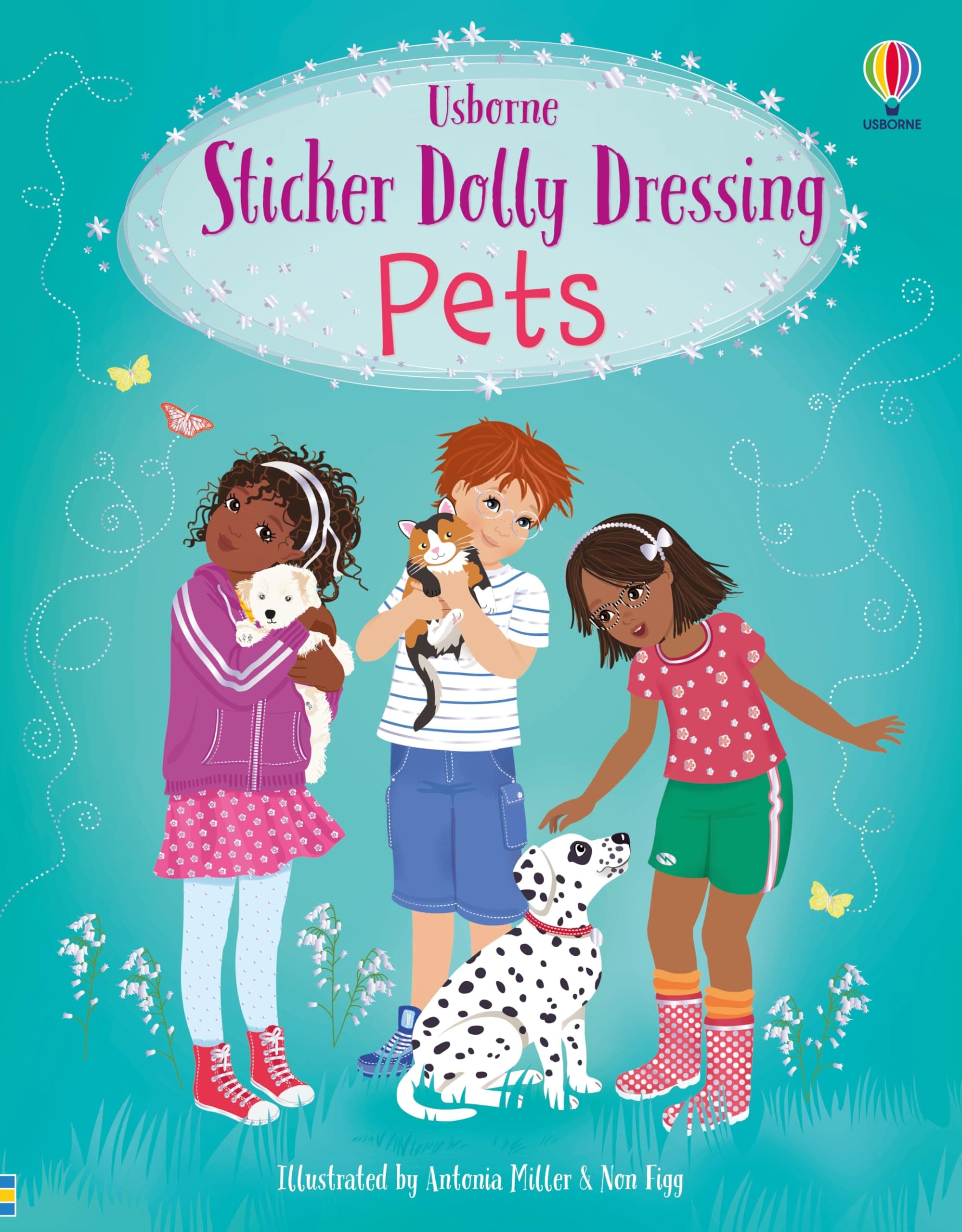 Sticker Dolly Dressing Pets: A Creative Activity Book for Children (Ages 5-8) About Pet Care with Puppies, Kittens, and Rabbits