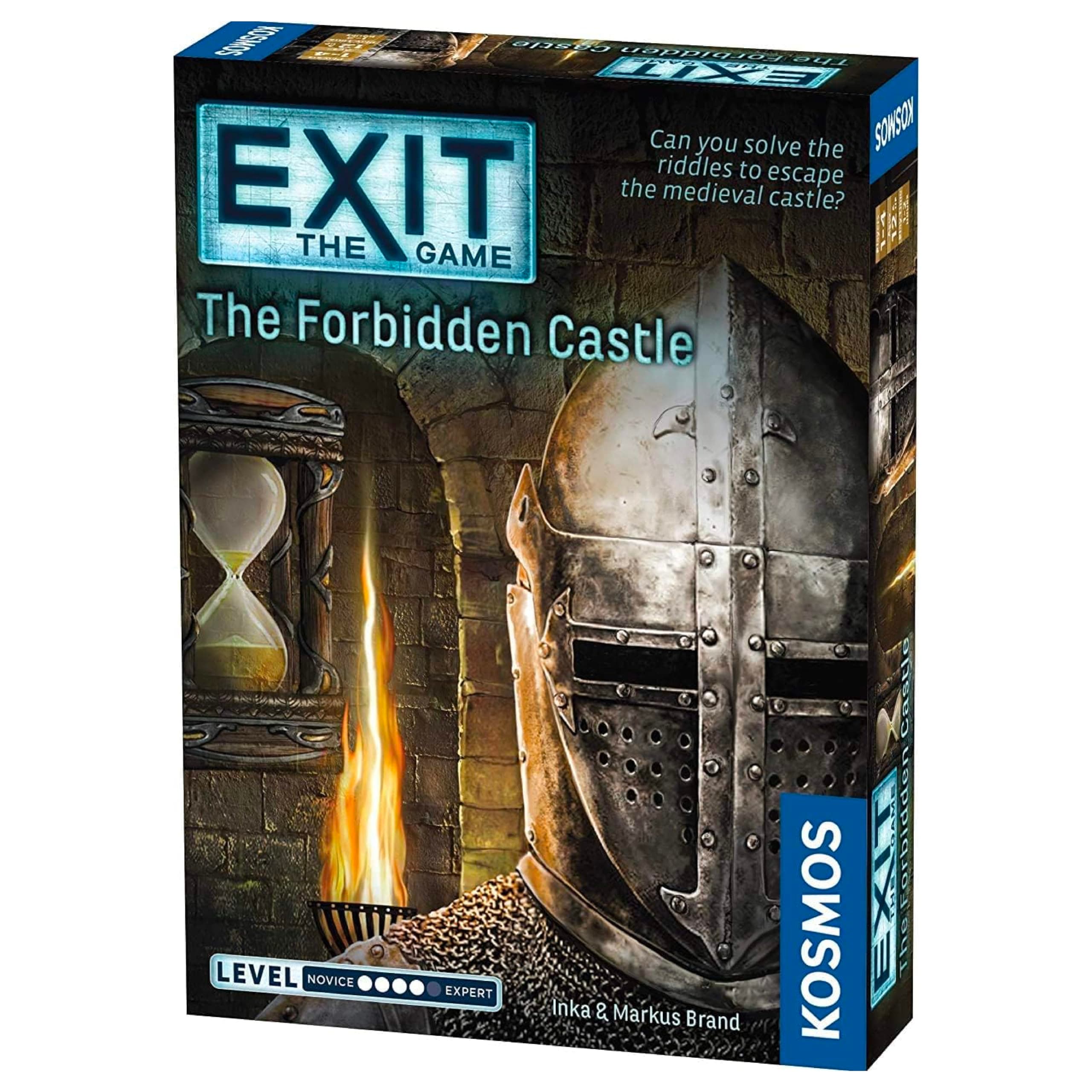 Exit: The Forbidden Castle | Exit: The Game - A Kosmos Game | Family-Friendly, Card-Based at-Home Escape Room Experience for 1 to 4 Players, Ages 12+