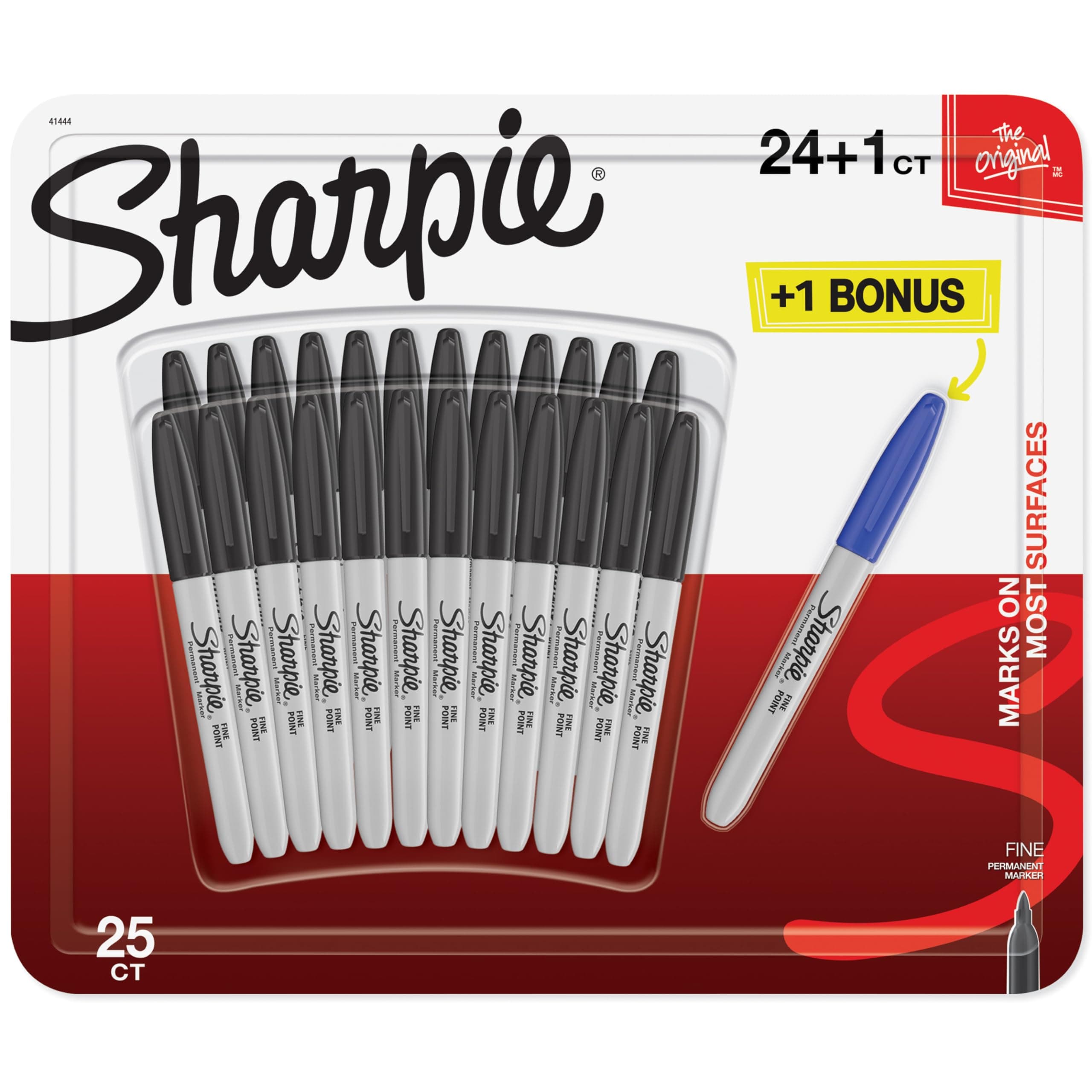 Sharpie Fine Point Permanent Marker Pack of 24 + 1