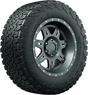 BFGoodrich All Terrain T/A KO2 Radial Car Tire for Light Trucks, SUVs, and Crossovers, LT255/70R17/E 121/118S