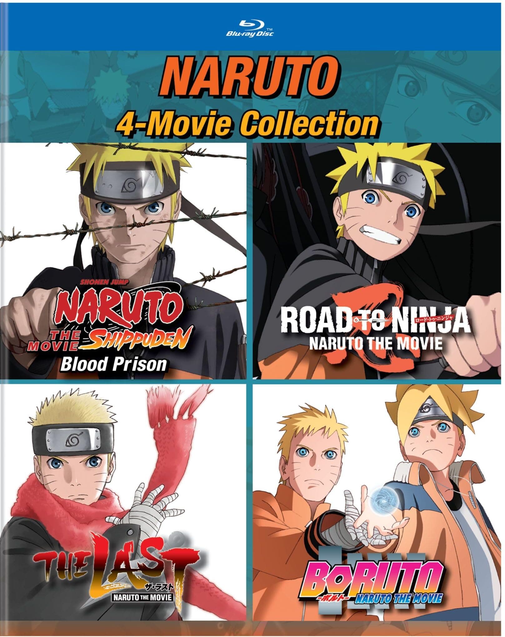 Naruto: 4-Movie Collection (BD) [Blu-ray]