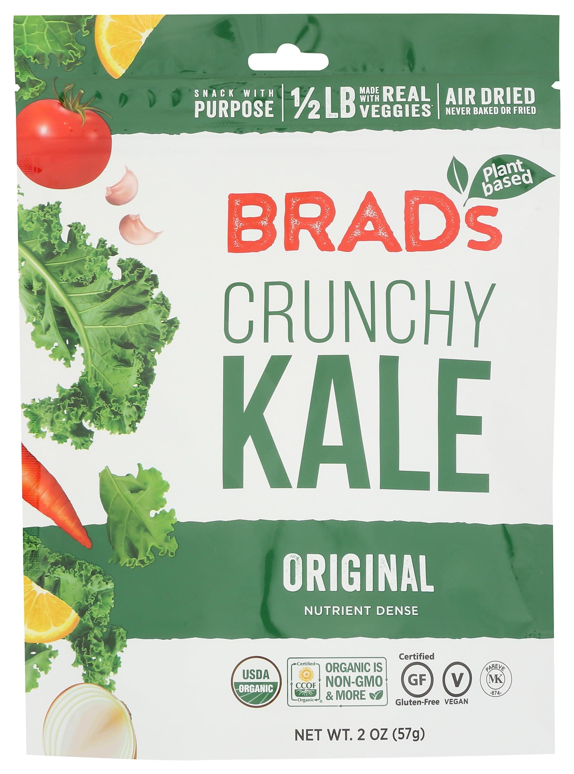 Brad's Plant Based Kale Chips, Original, 2 Oz