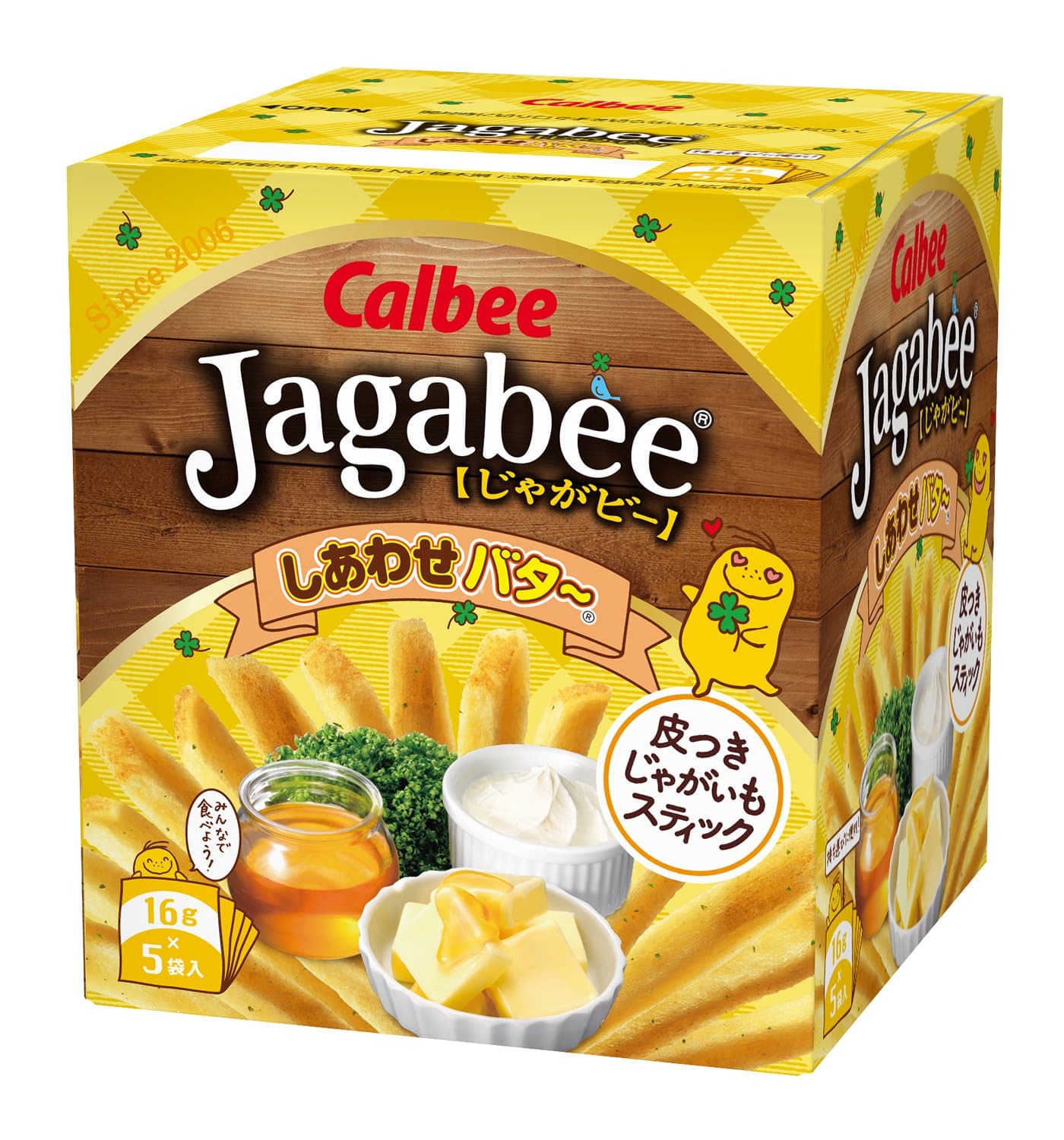 Calbee Jagbee happy butter 80gX12 boxes