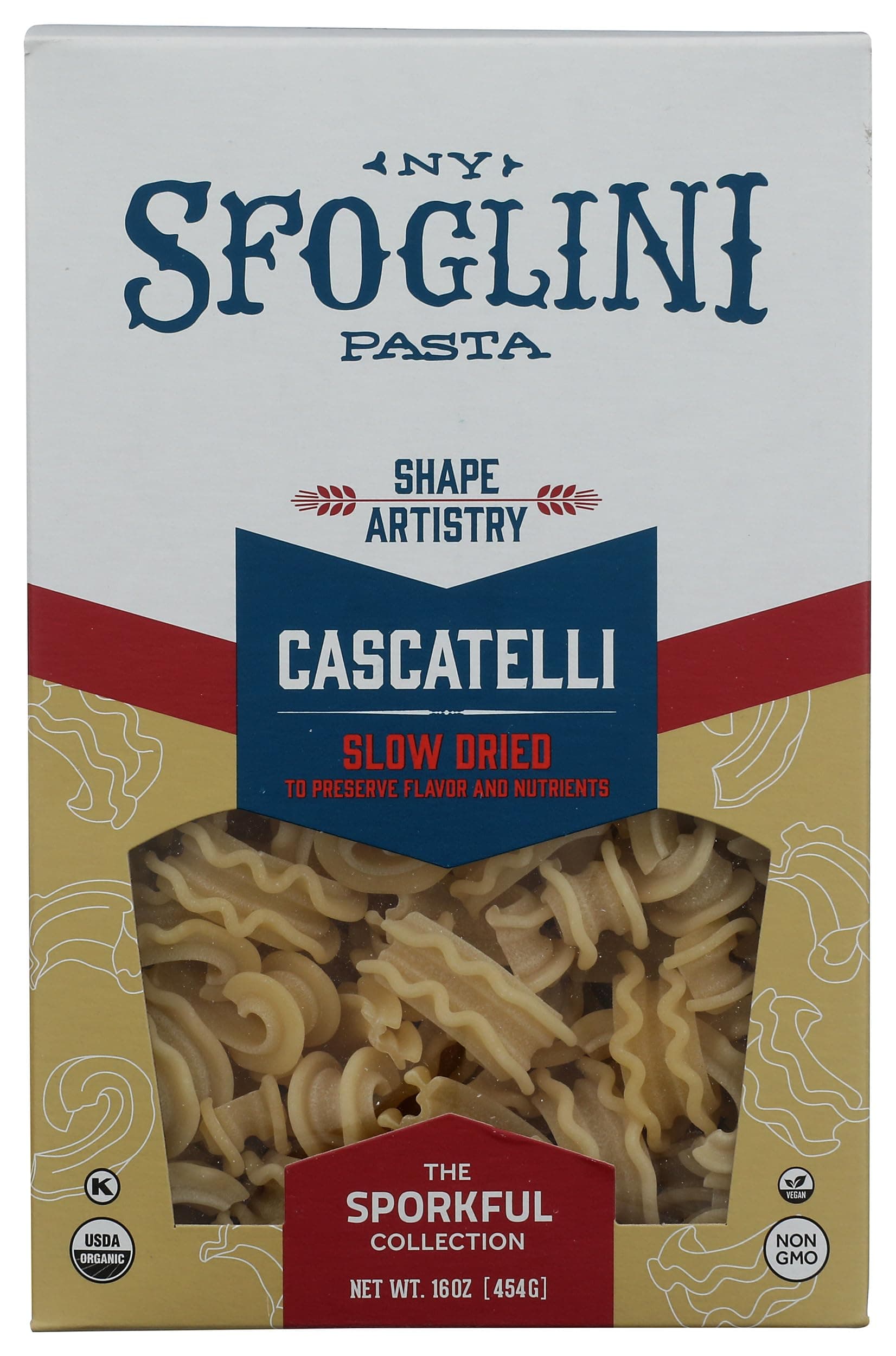 Sfoglini, Pasta Cascatelli, 16 Ounce