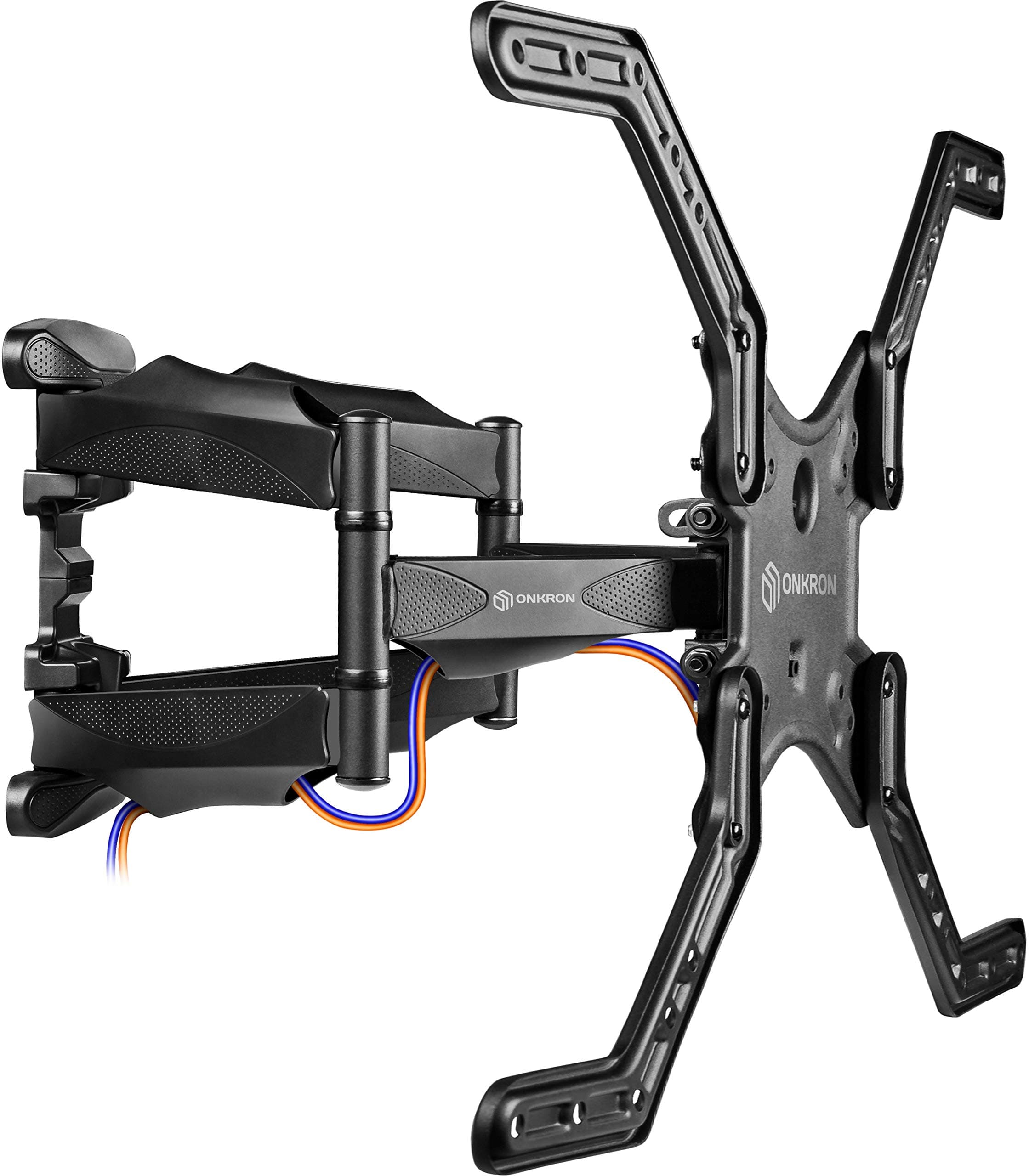 ONKRON TV Mount Wall Bracket Full Motion Articulating Arm for 39 to 65-Inch LED LCD Flat Panel TV Screens up to 88 lbs Tilt Swivel VESA up to 600 x 400 mm Black M5L