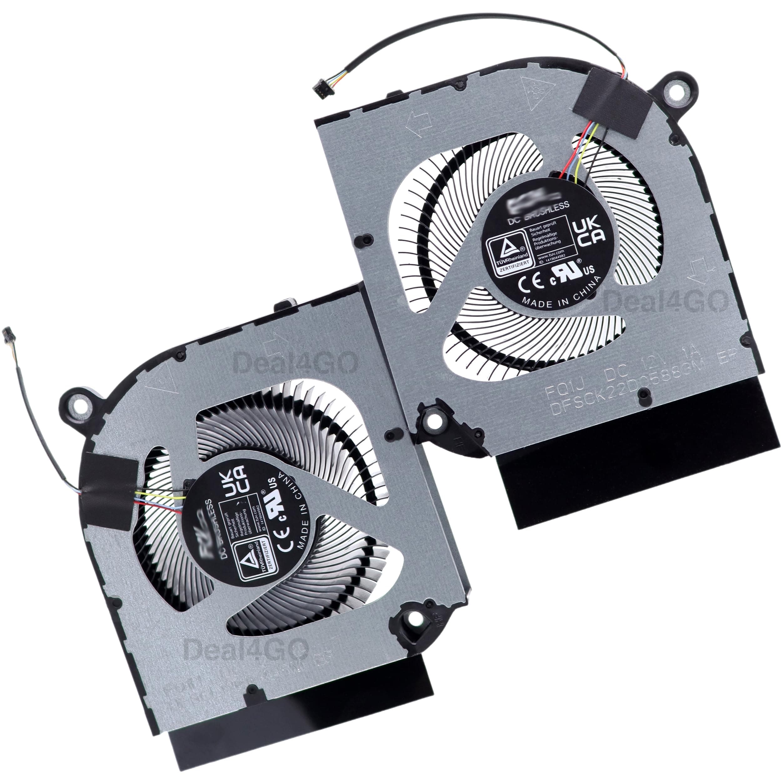 Deal4GO CPU & GPU Graphics Cooling Fan Replacement for Acer Predator Helios Neo PHN16-71 PHN18-71 PHN16-71-76H5 PHN18-71-99RC