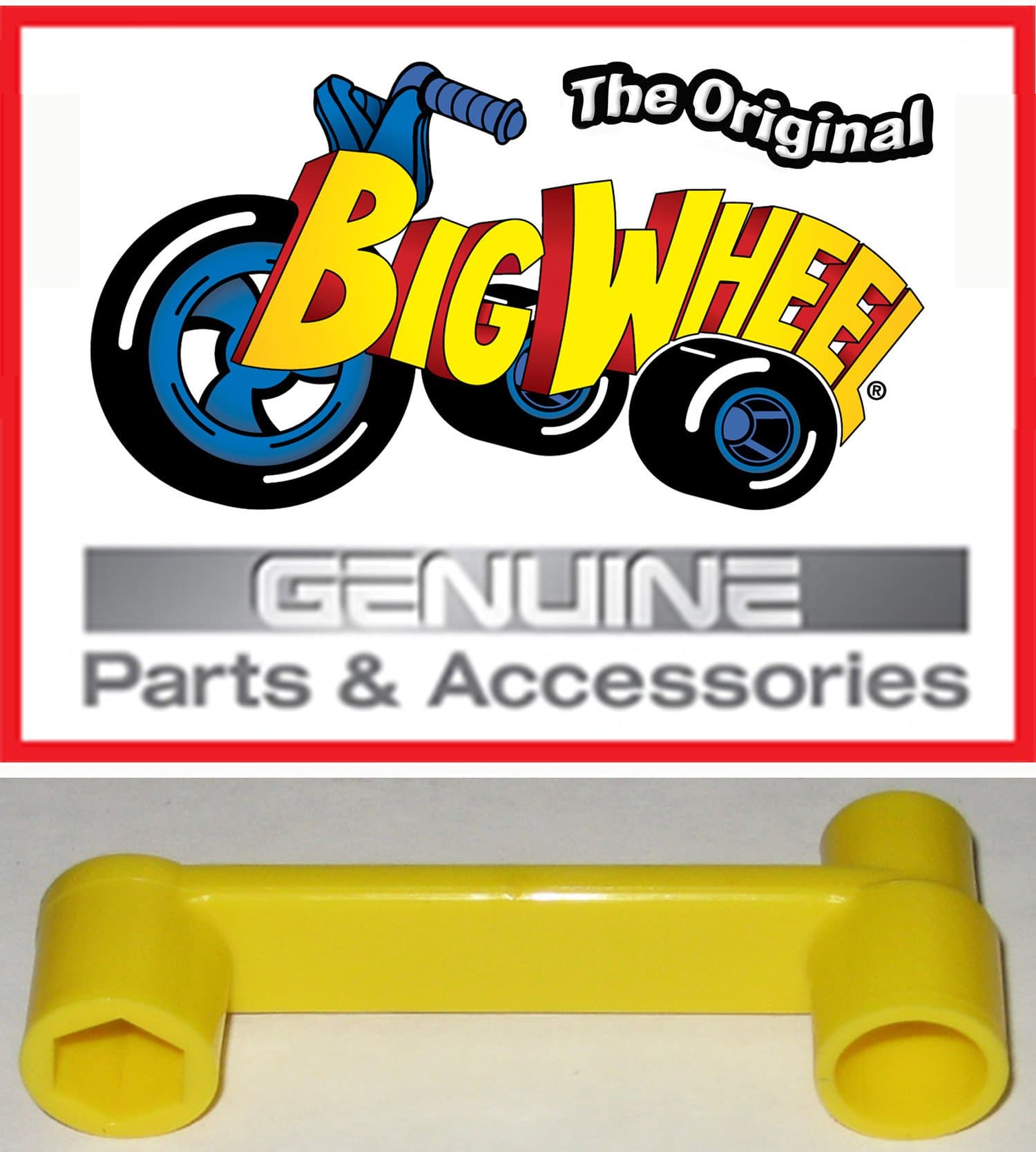 CAPNUT TOOL for The Original "Classic" Big Wheel, Replacement Parts, Yellow