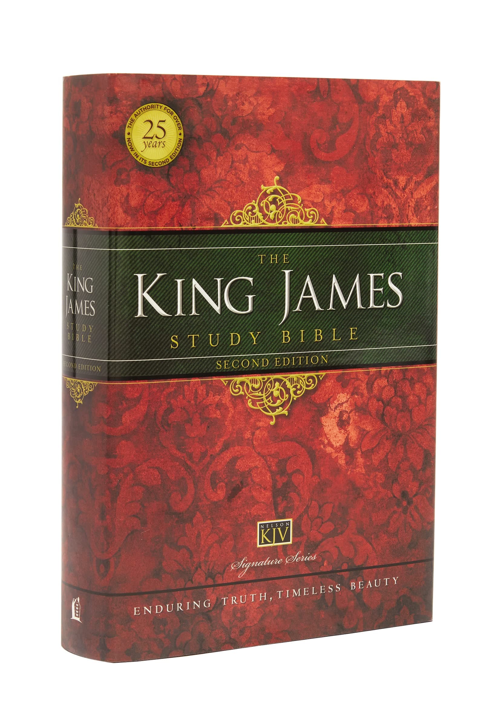 KJV Study Bible, Large Print, Hardcover, Red Letter: Second Edition