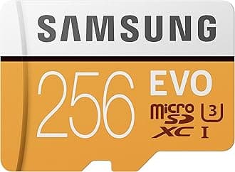 Samsung 256GB 100MB/s (U3) MicroSD Evo Memory Card with Adapter (MB-MP256GA/AM)