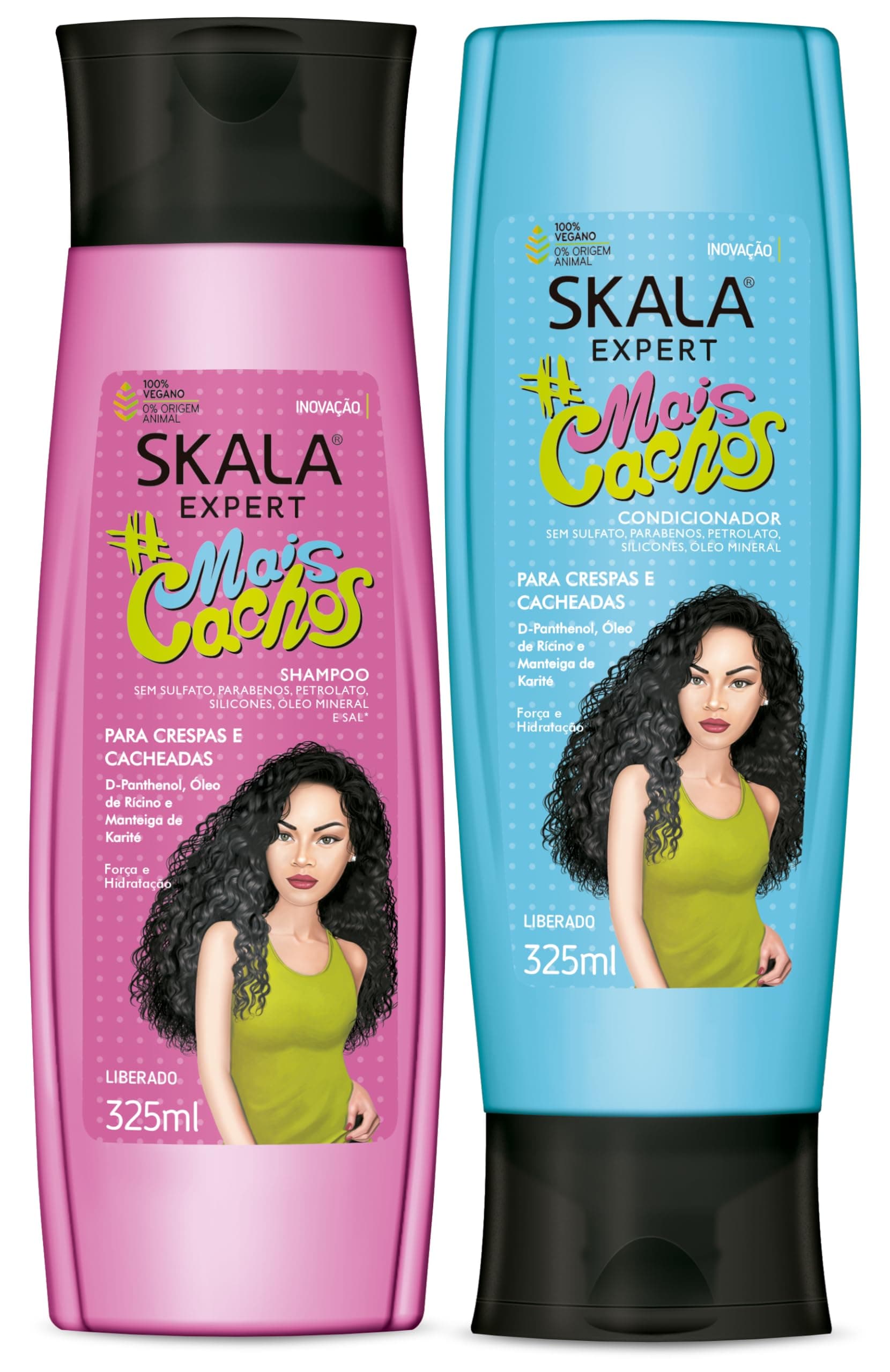 Expert Mais Cachos Shampoo and Conditioner 325 Ml Kit