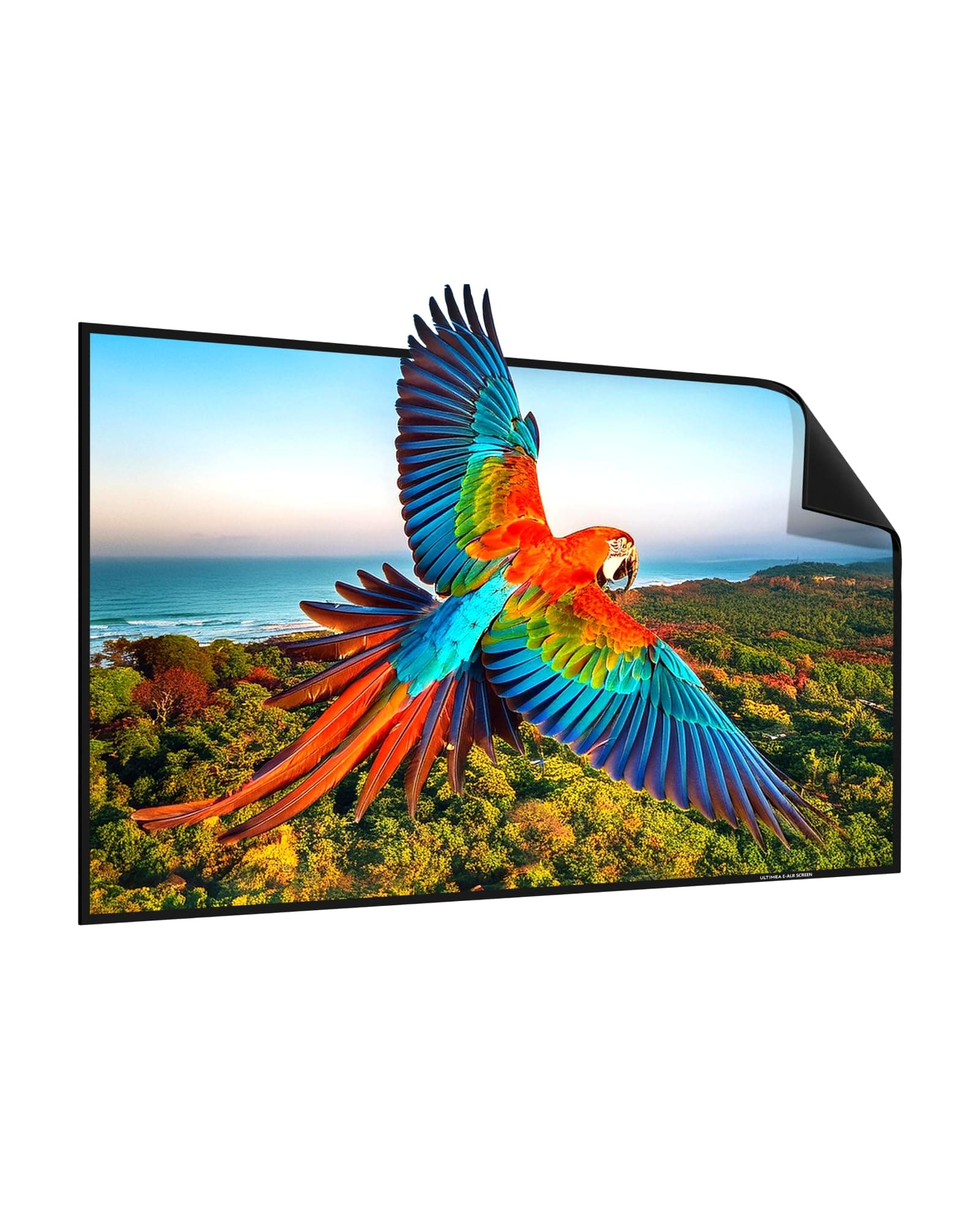 ULTIMEA E-ALR Projector Screen 100 inch, 80% ALR Projector Screen 2.0 Gain Value for Outdoor Daytime & Home Theater, 4K HD Foldable Silver Screen, Portable Movie Screen Wall Mounted, Photon 100