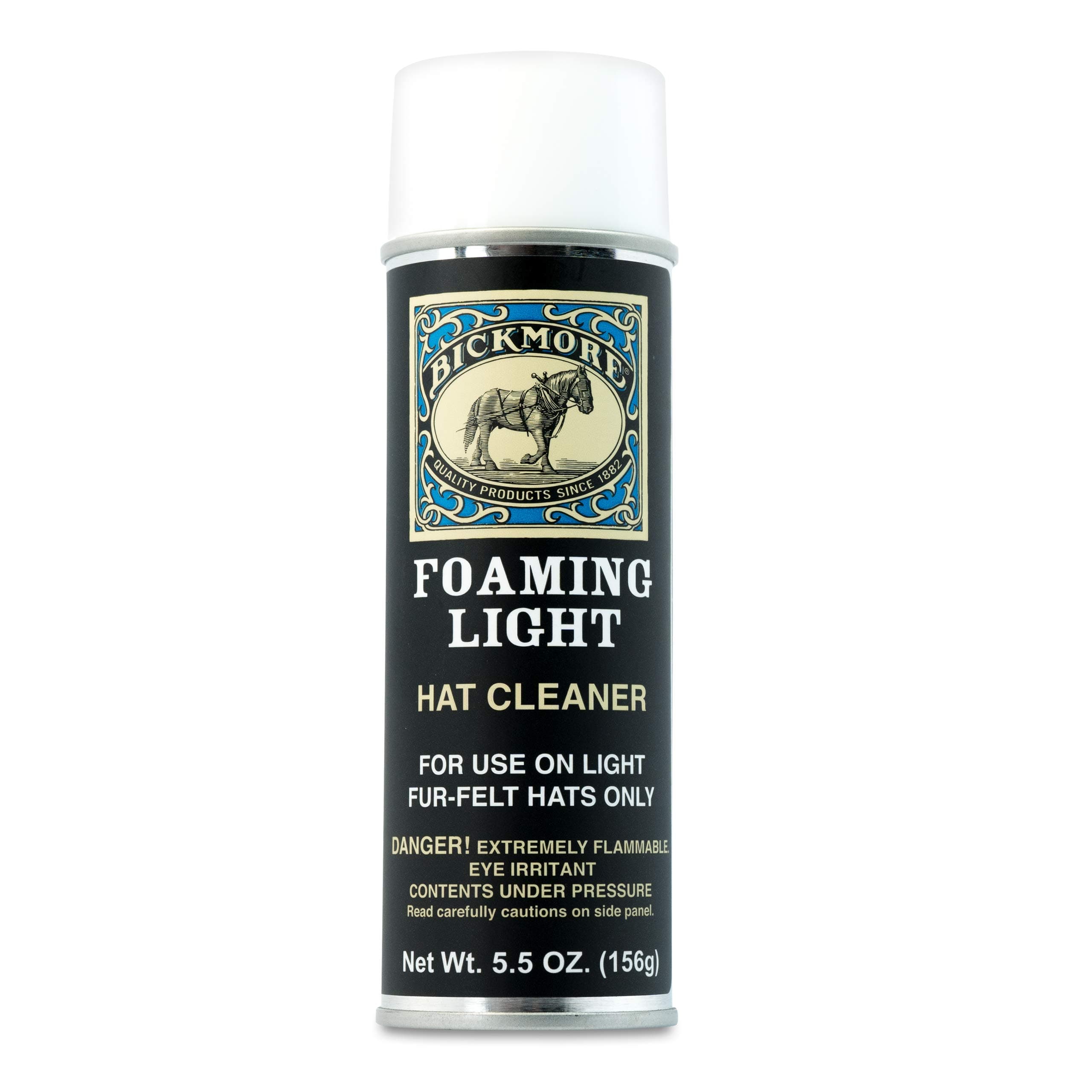 Foaming Light Hat Cleaner | Remove Dirt, Dust, Fingerprints & Sweat Stains - Great for Fur - Felt Cowboy Hats, Baseball Hats, Fedoras, Sun Hats & More