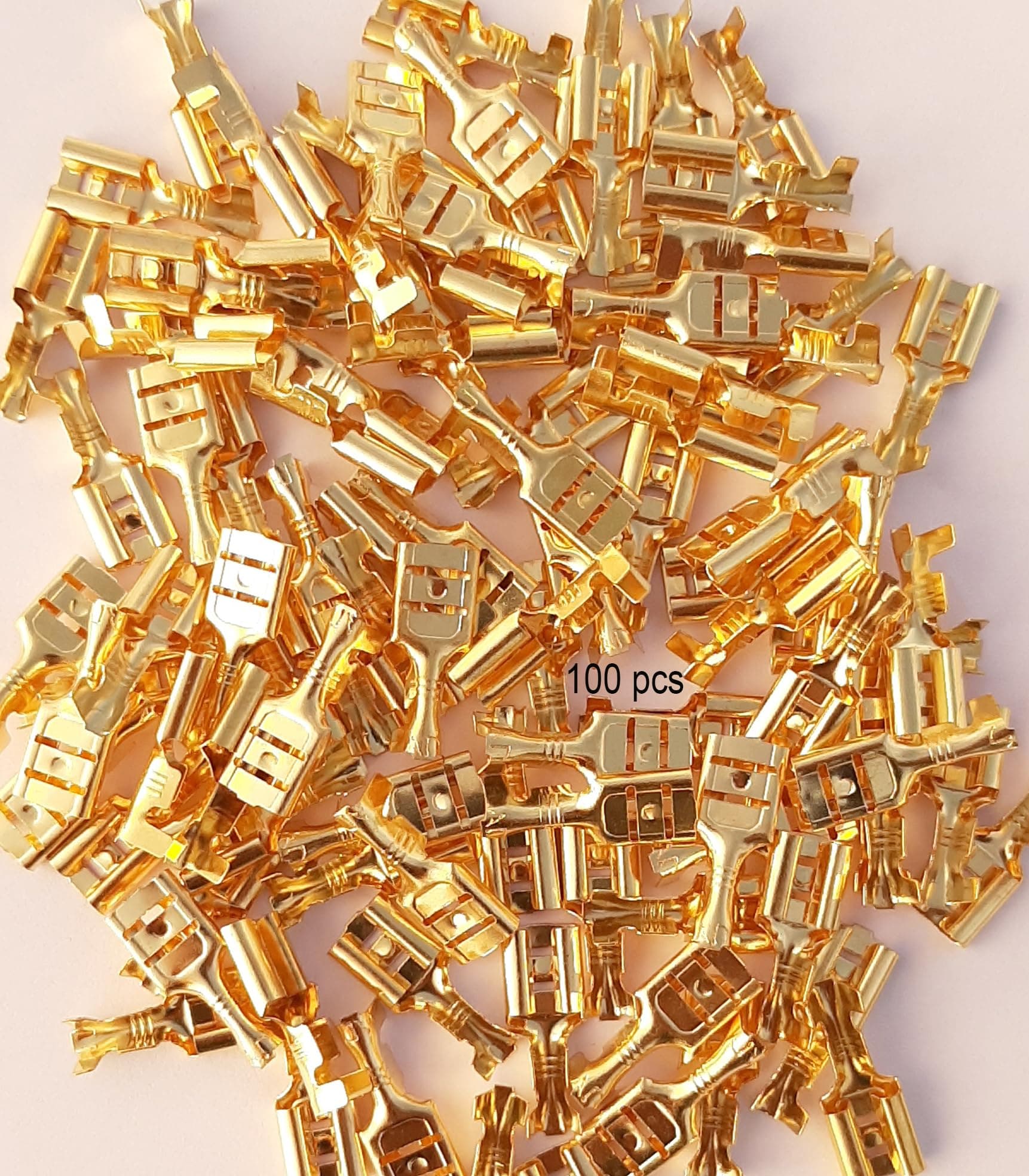 Aqualex, Pokar RO, 6 mm Electrical Wire Cable Thimble Lugs + Sleeve Crimp Terminal for PCB, Automobiles, Bike, Speaker,RO Water Purifier, Appliances, AC Wire Connector (Thimble 200)