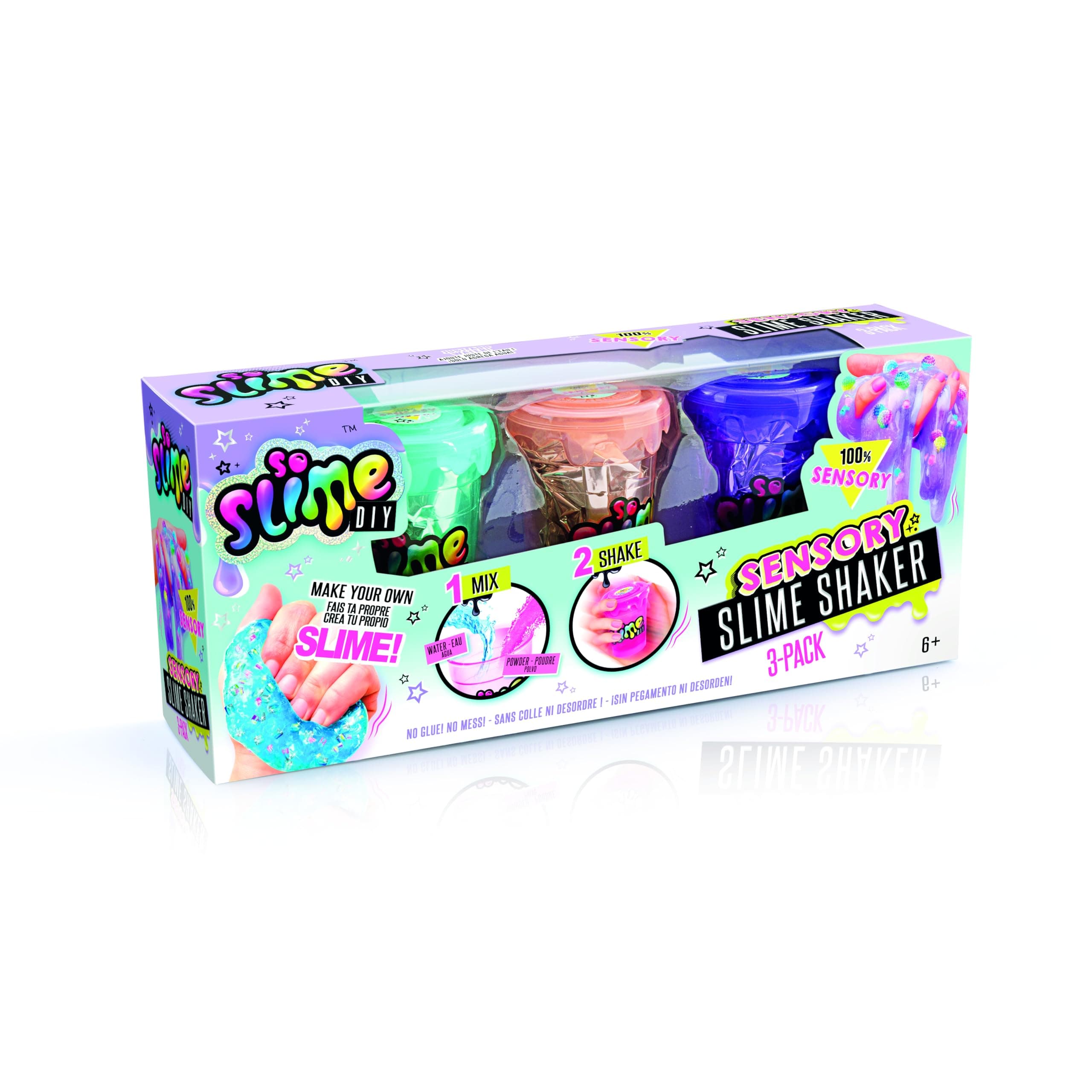 So Slime SSC 003 Shakers 3 Pack, Assorted Colours
