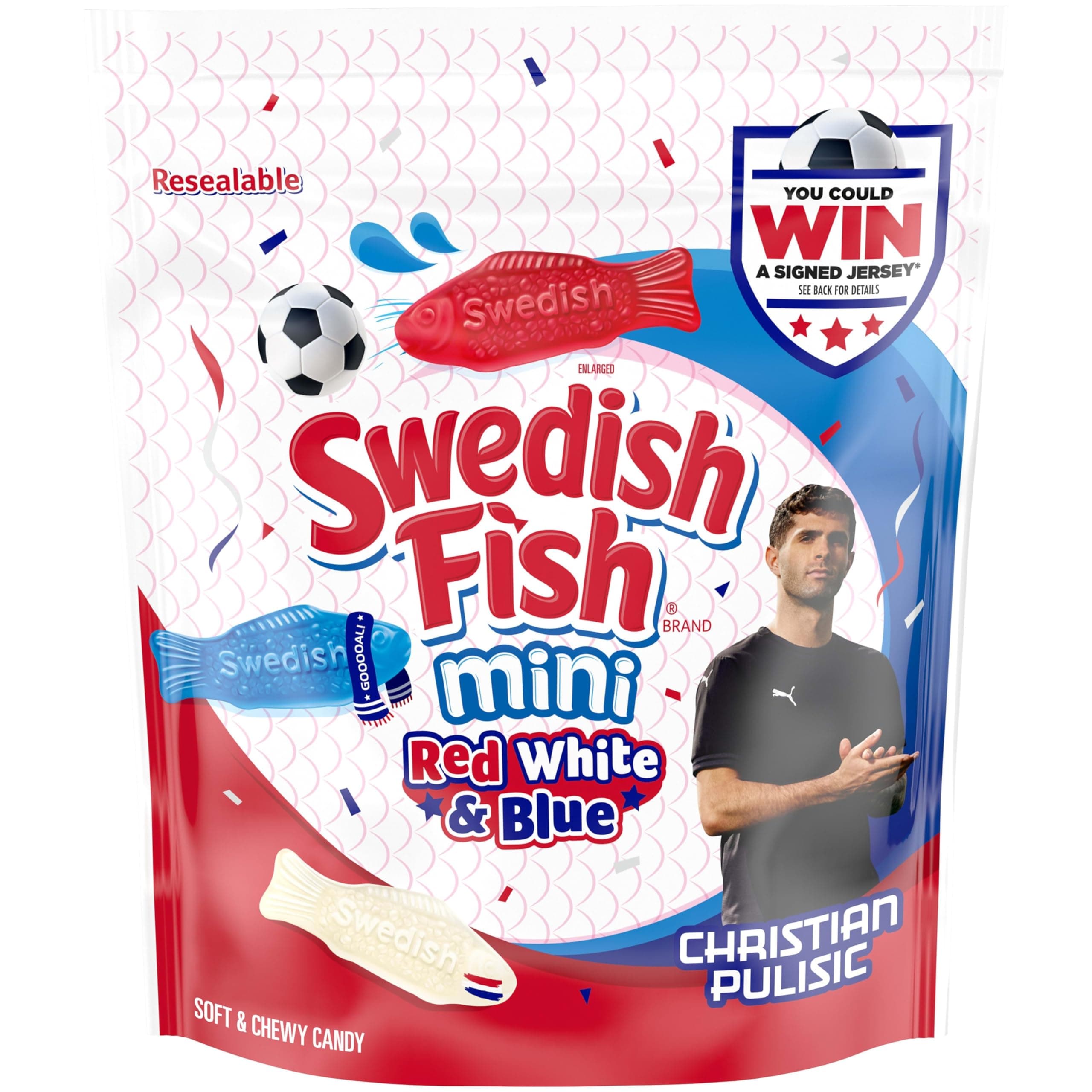 Mini Red, White & Blue Soft & Chewy Candy, 1.8 lb