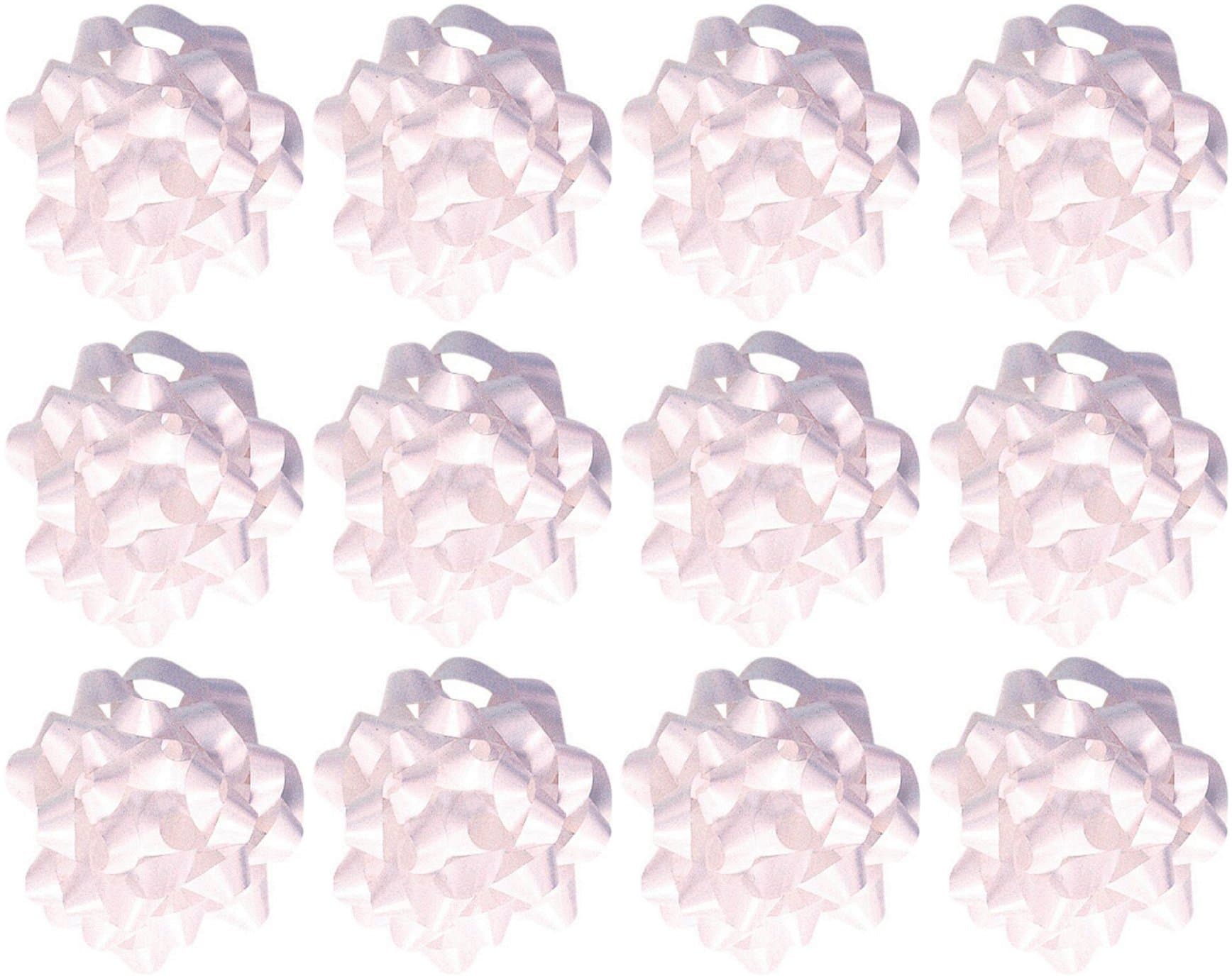 The Gift Wrap CompanyDecorative Confetti Gift Bows, Medium, White, pack of 12