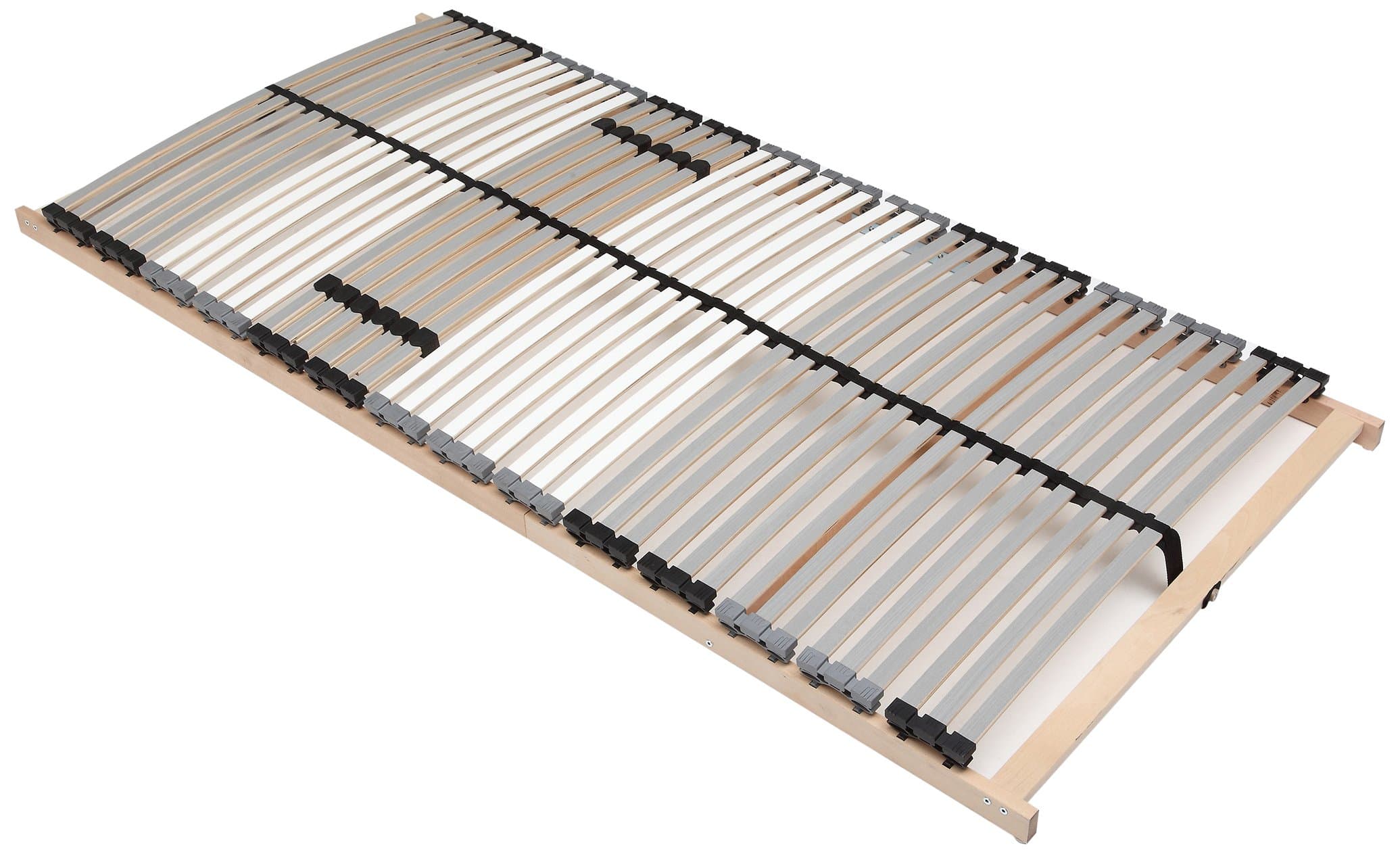 Inter Premium Fix NV 750711 Slatted Frame with 42 Flexible Slats, 7-Zones, 90 x 200 cm. Non-Adjustable, natural, 140 x 200 cm