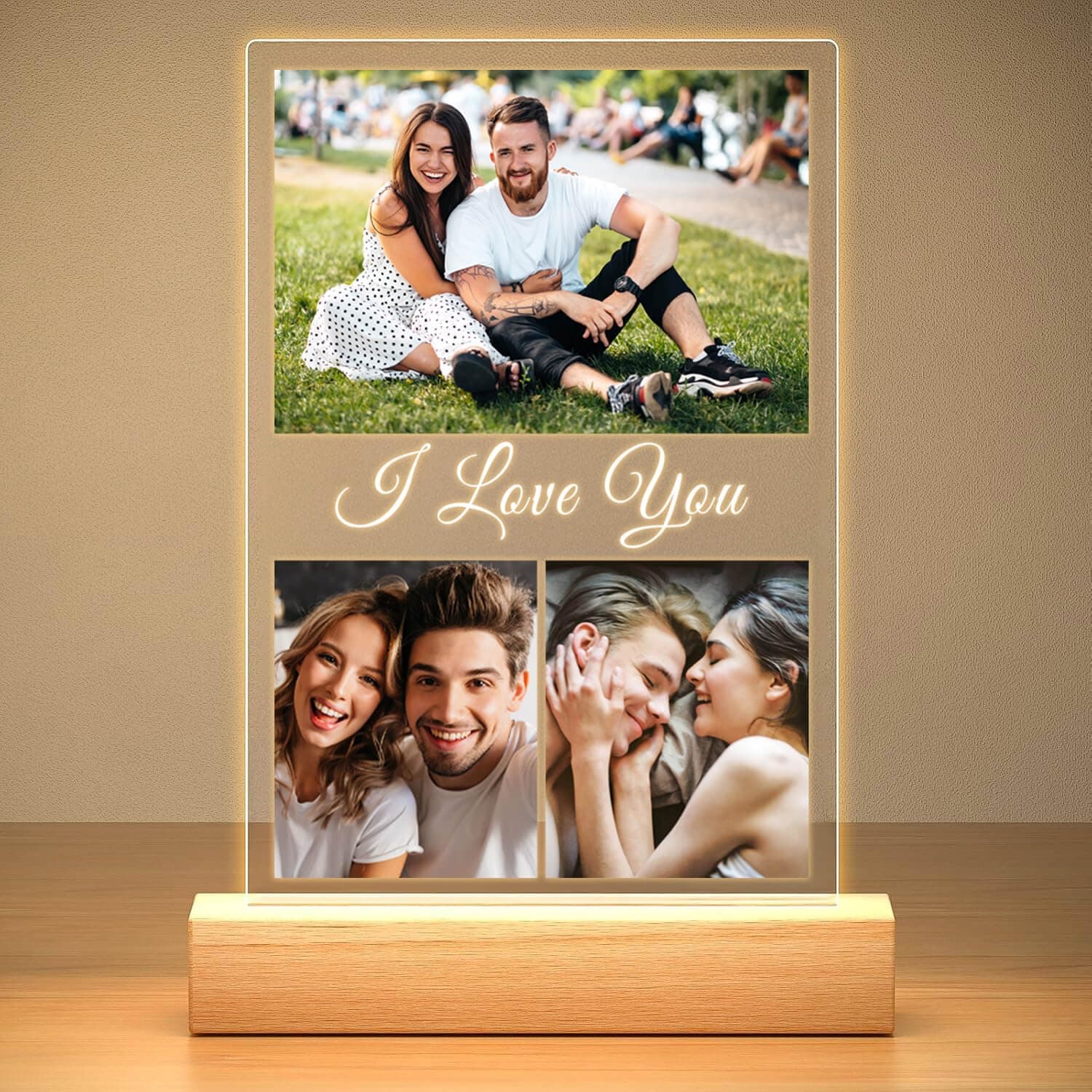 Custom Picture Frames, Personalized Photo Frame, Customized Picture Frame, Personalized Anniversary Valentines Day Gifts for Women Men Her Him Girlfriend Boyfriend Couple