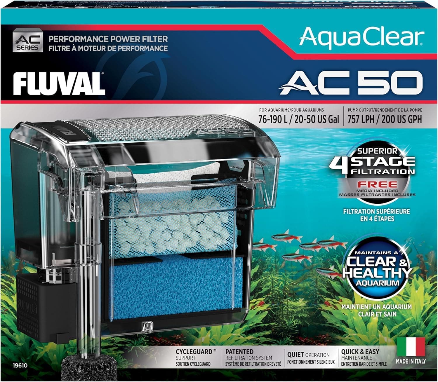 Aqua Clear 50 Power Filter, 189 L