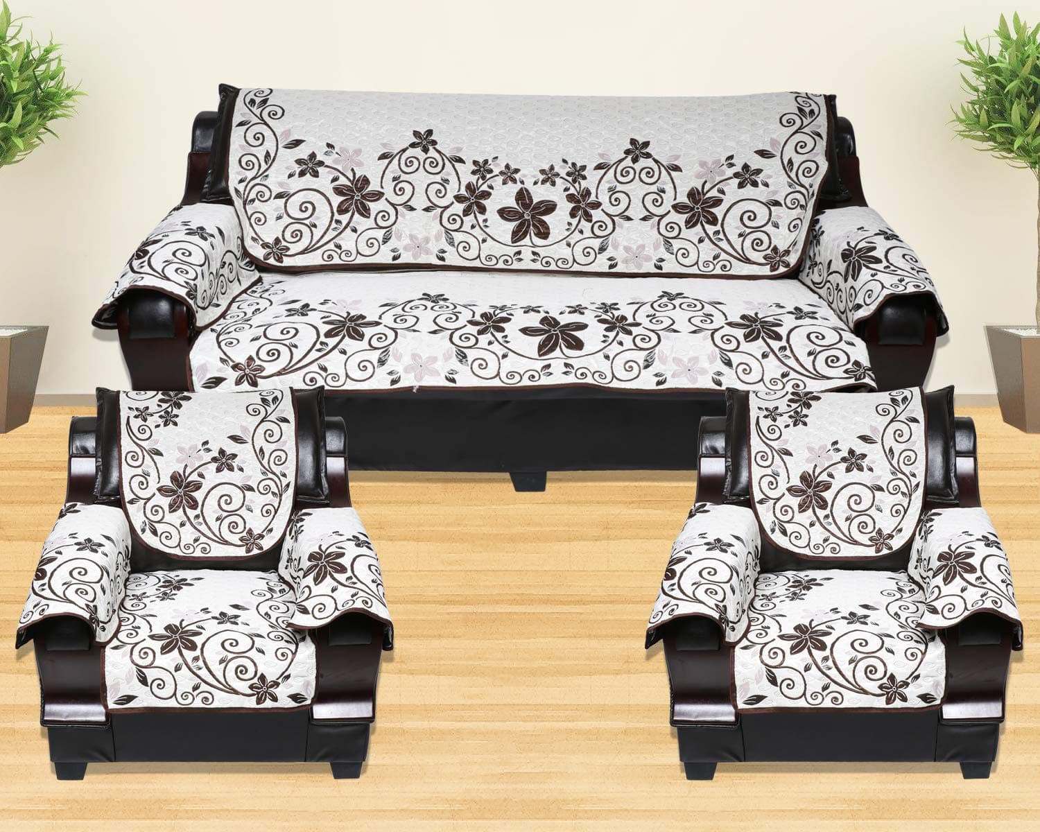 KINGLY Sofa Cover for 5 Seater with Arm Product Code Ax1126