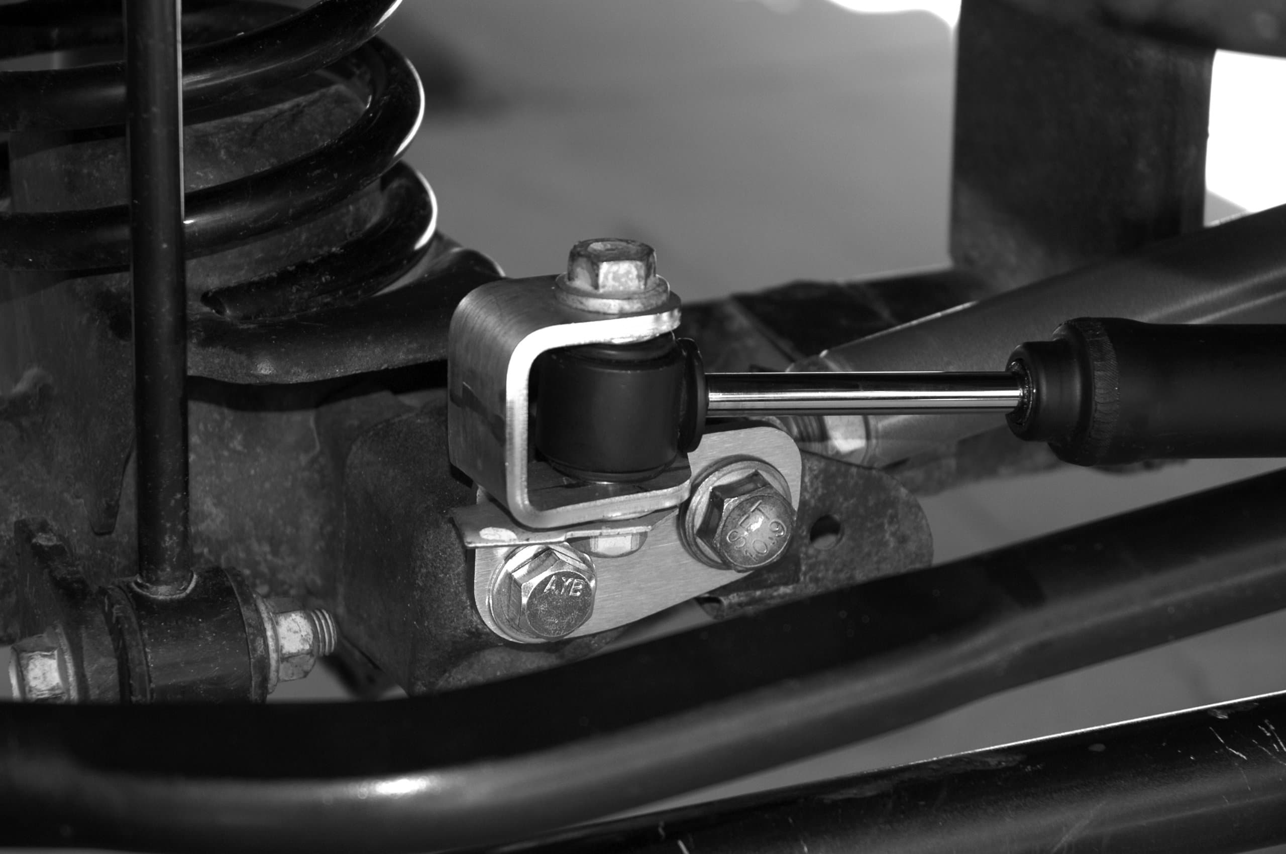 Steering Stabilizer Relocation Kit for Jeep JK Wrangler