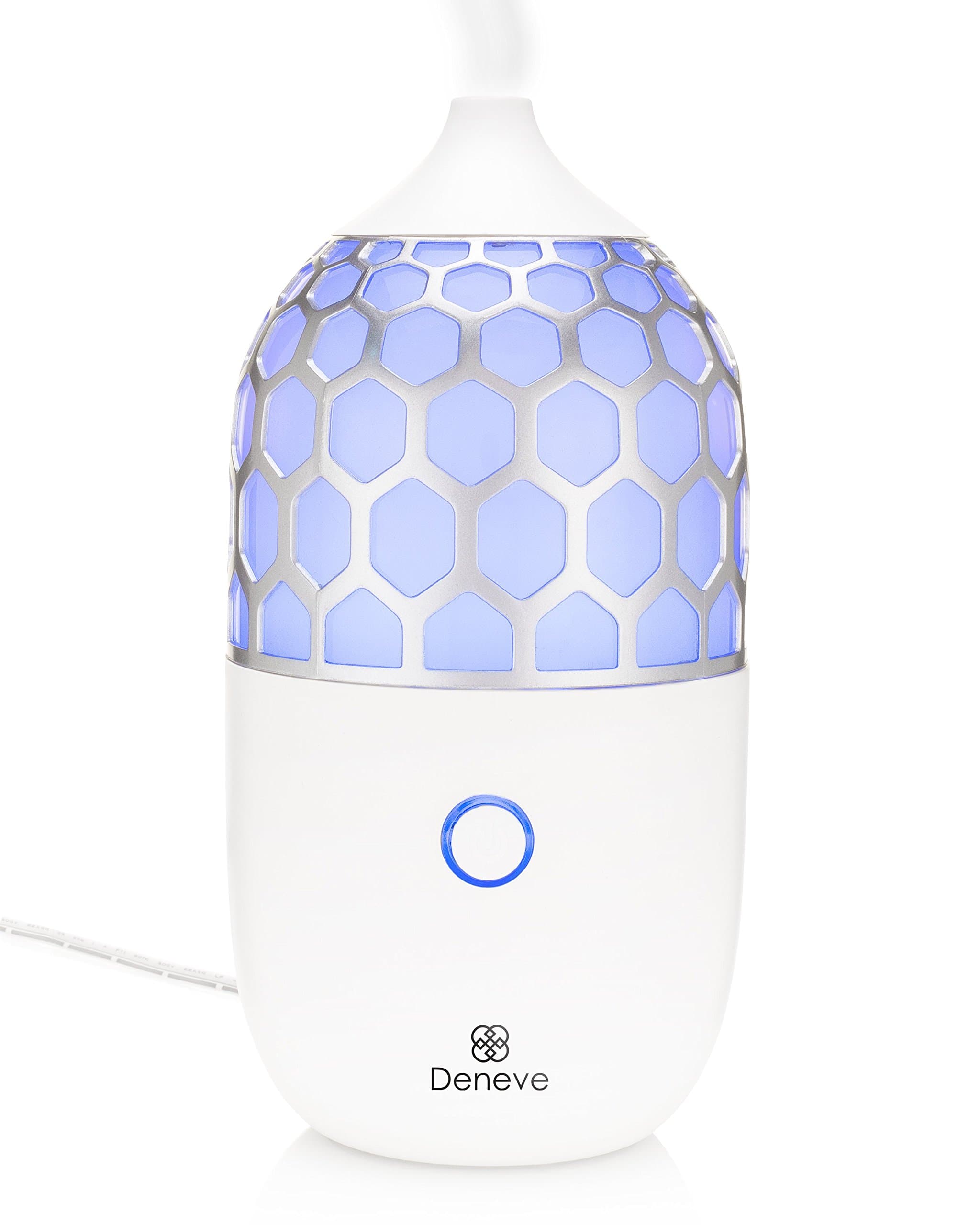 Thera-B Essential Oil Diffuser by Deneve - Best Top Rated Ultrasonic Aromatherapy Oils Humidifier and Mister - Perfect Decor Gift for a PeacefulHome Yoga Meditaion Workout or Office Space